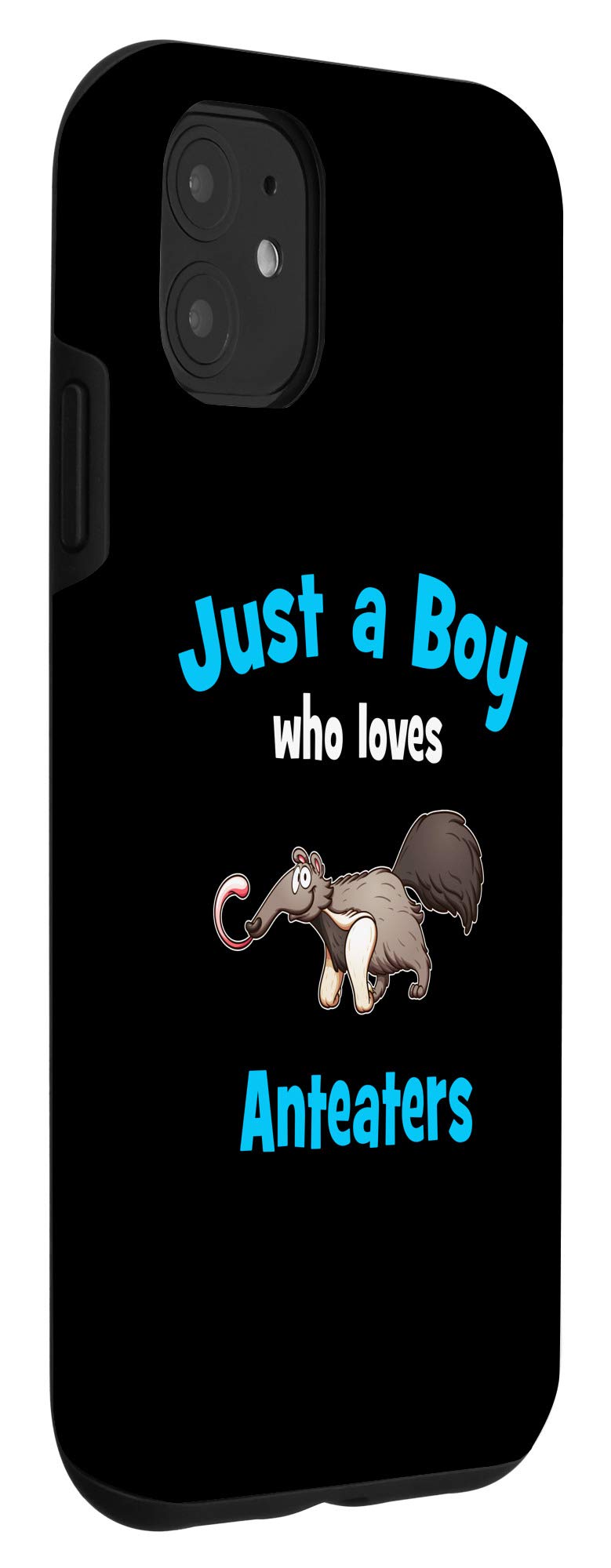 iPhone 11 Case - Premium Black Phone Cover for Boys with Anteater Design | Durable Protection for School, Travel & Everyday Use
