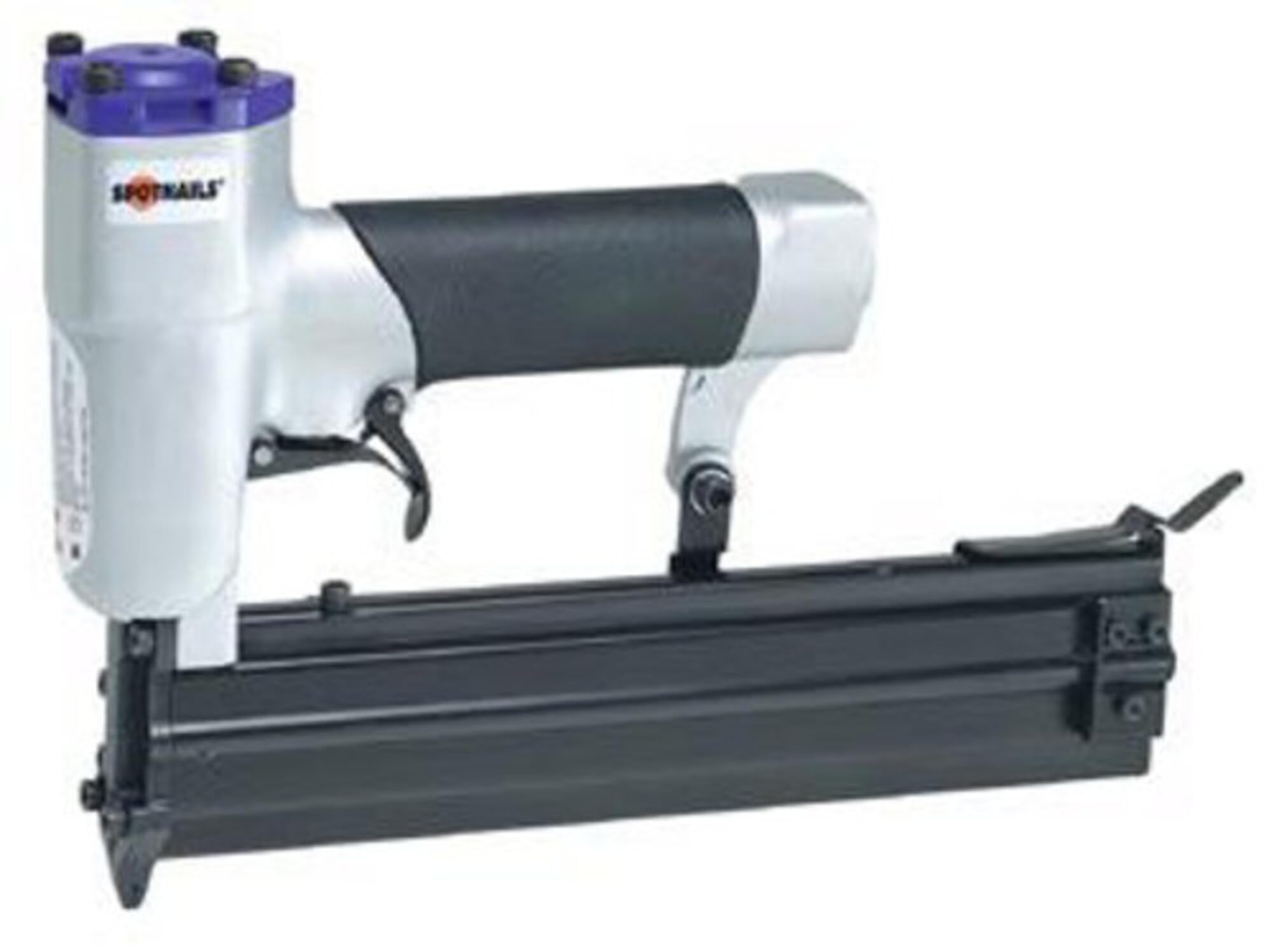 SP2340 23-Gauge Pinner Nail Gun with Protective Glasses & Carrying Case - Silver, Black & Blue Finish for Woodworking, Carpentry & DIY Projects