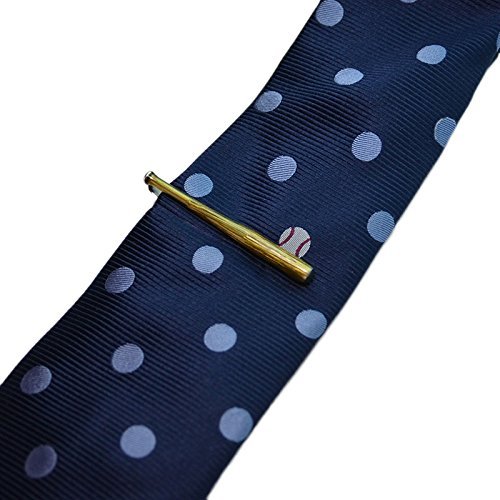 Premium Suwanku Baseball-Themed Tie Bar & Tie Set - Classic NT05 Design for Men's Formal & Business Attire - Perfect for Weddings, Office, and Professional Events