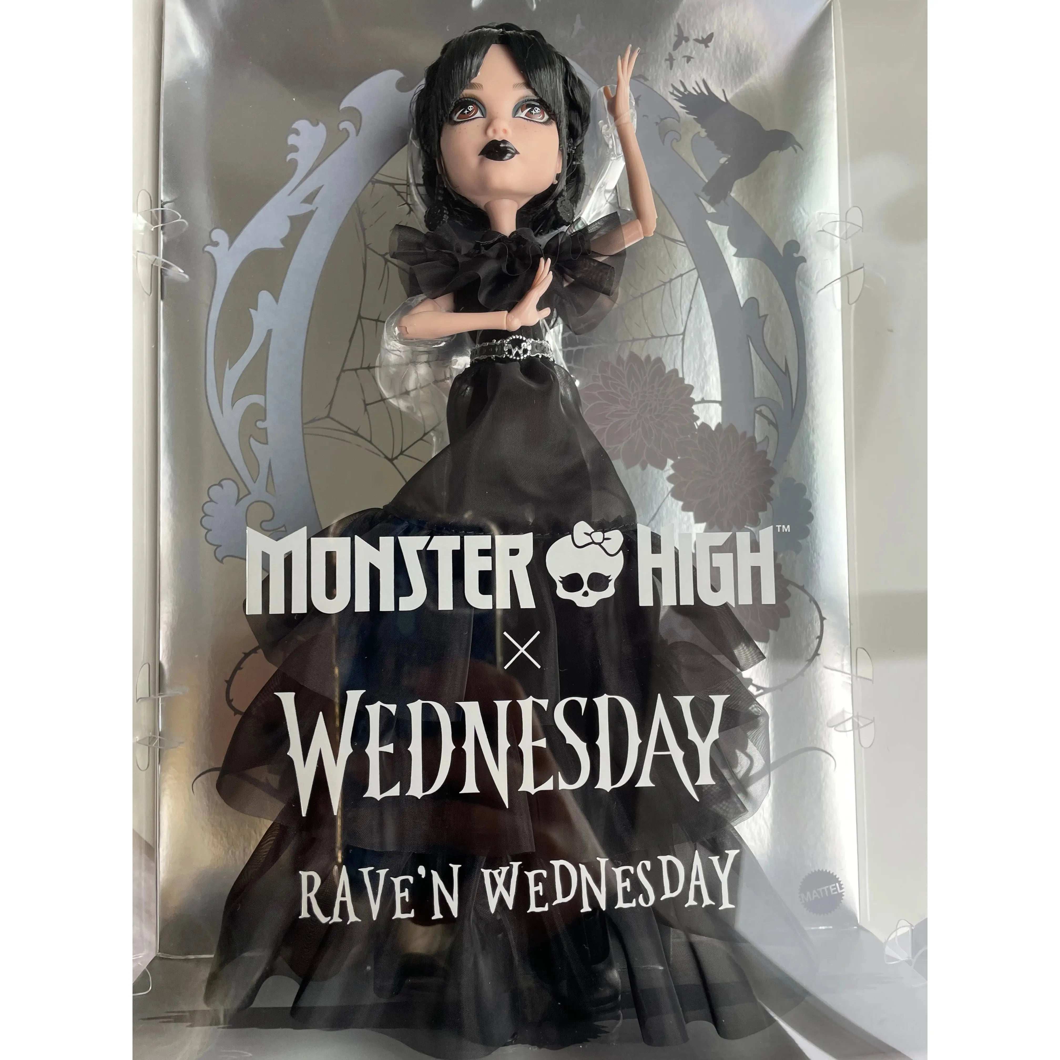 Monster High x Wednesday Addams Rave'N Wednesday Doll - Exclusive Collectible for Fans & Halloween Decor