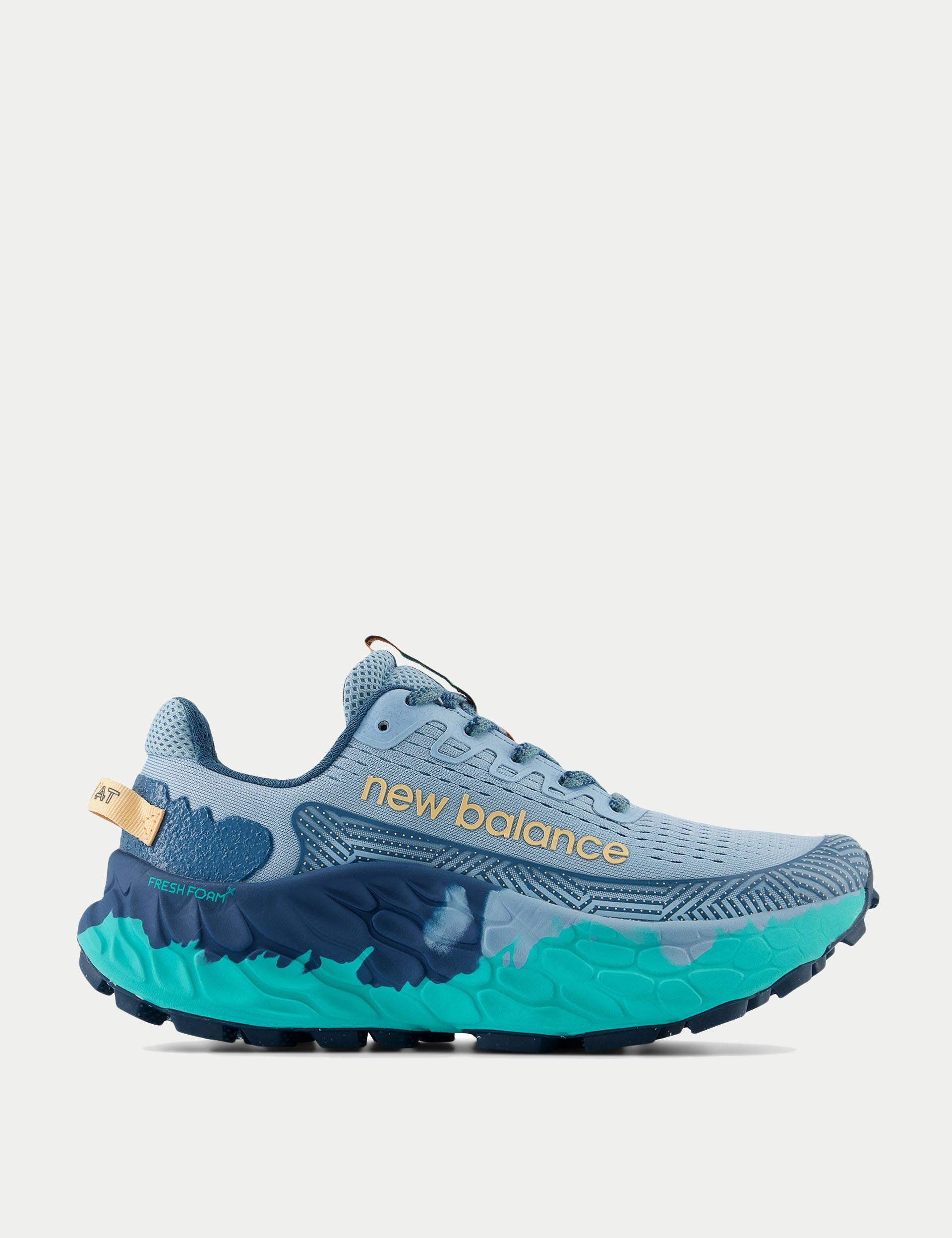 New Balance Fresh Foam X Trail More v3 Running Shoes - Chrome Blue | Trail Running & Hiking Shoes for Men & Women | All-Terrain Comfort & Support
