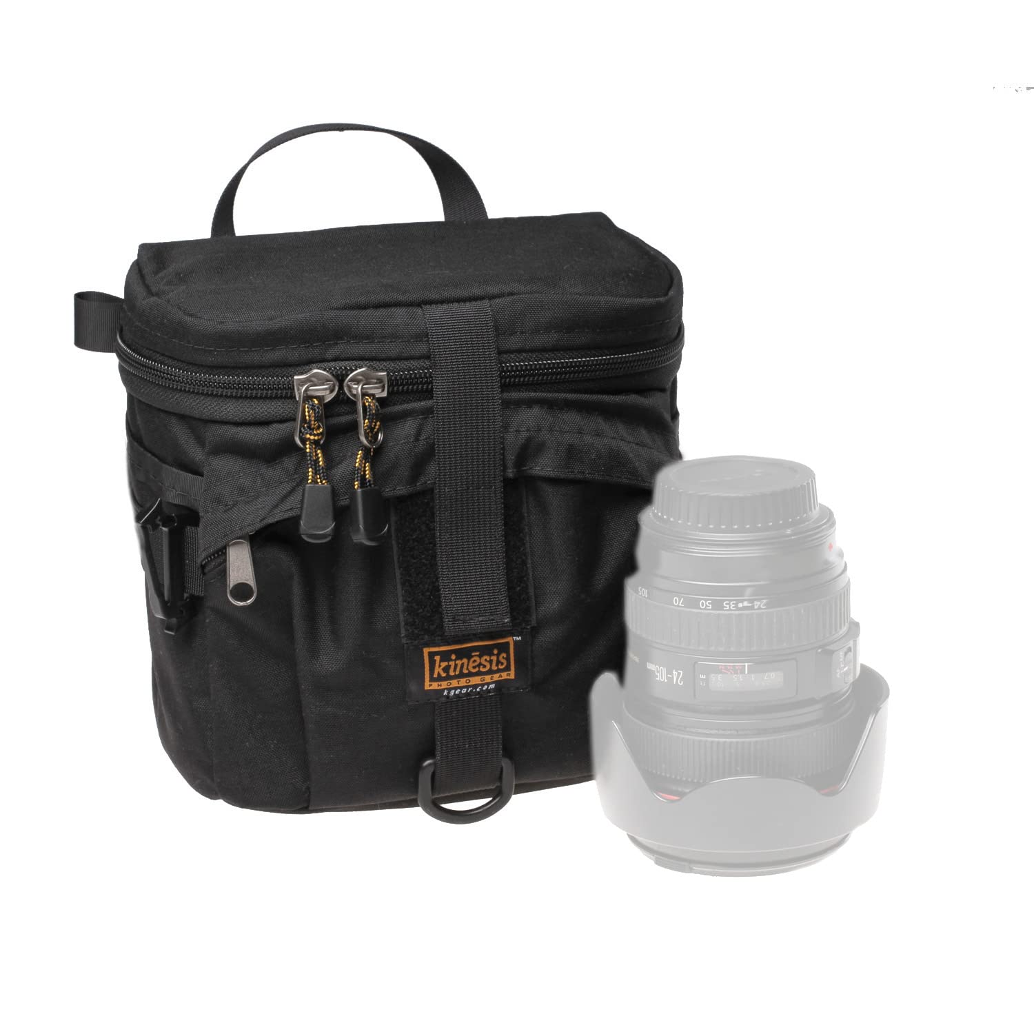 Kinesis M330 Camera Pouch - Waterproof Black Foam Case with Shoulder Strap - for DSLR & Mirrorless Cameras