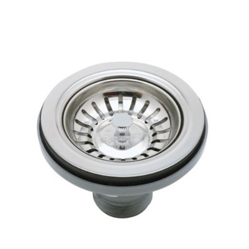 Rohl 733APC Chrome Basket Strainer - Manual Operation for Kitchen & Bathroom Sink