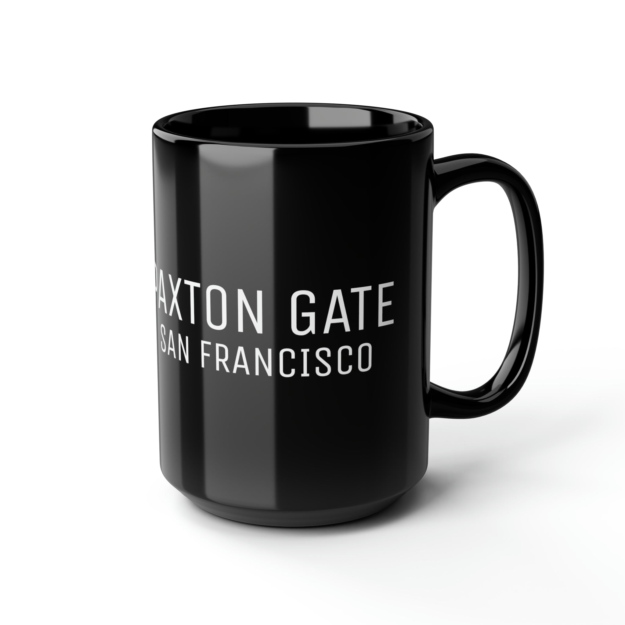 Black Paxton Gate Moth Mug - Unique Ceramic Coffee Cup with Moth Design - Perfect for Tea, Coffee, or Hot Chocolate at Home or Office