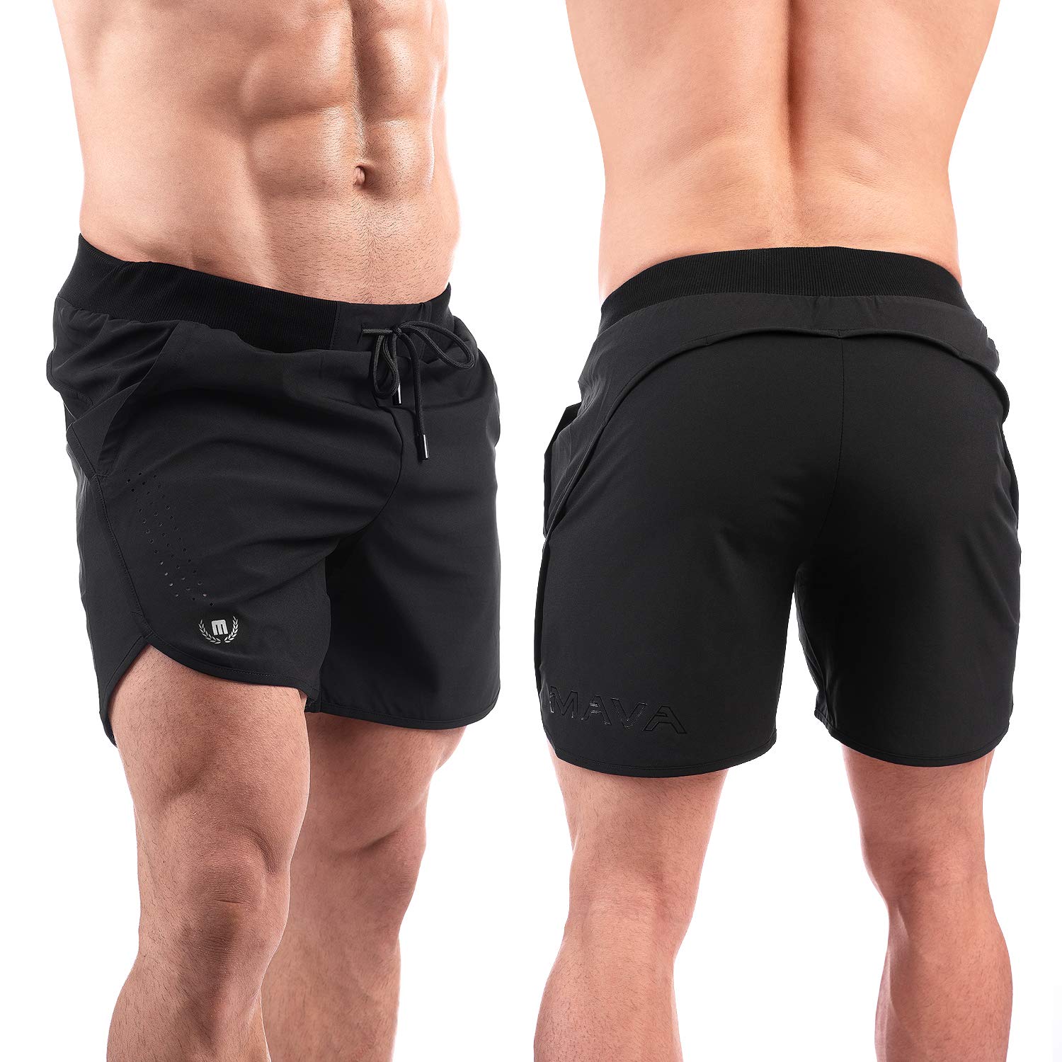 MAVA Men's Basketball Shorts - Breathable Workout Shorts with Pockets & Loose Fit for Gym, Running & Sports | Perfect for Training, Jogging & Casual Wear