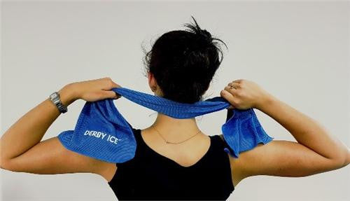 Cooling Derby Ice Towel - Green | Instant Cooling for Sports, Workouts & Outdoor Activities | Stay Refreshed in Hot Weather