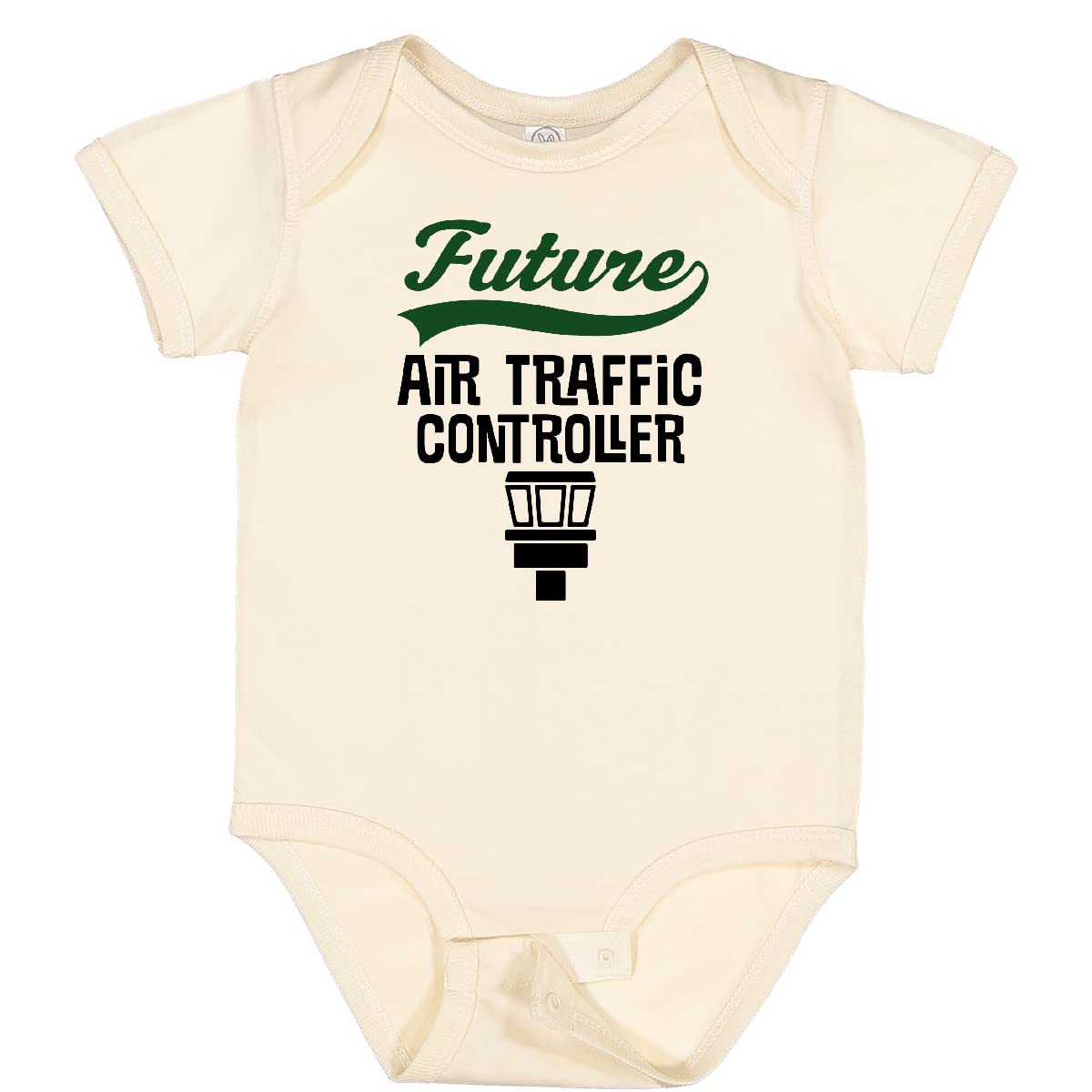 Inktastic Air Traffic Controller Baby Bodysuit - Cute Infant Onesie for Aviation Enthusiasts | Perfect for Airplane-Themed Parties, Aviation Gifts & Pilot Costume Ideas