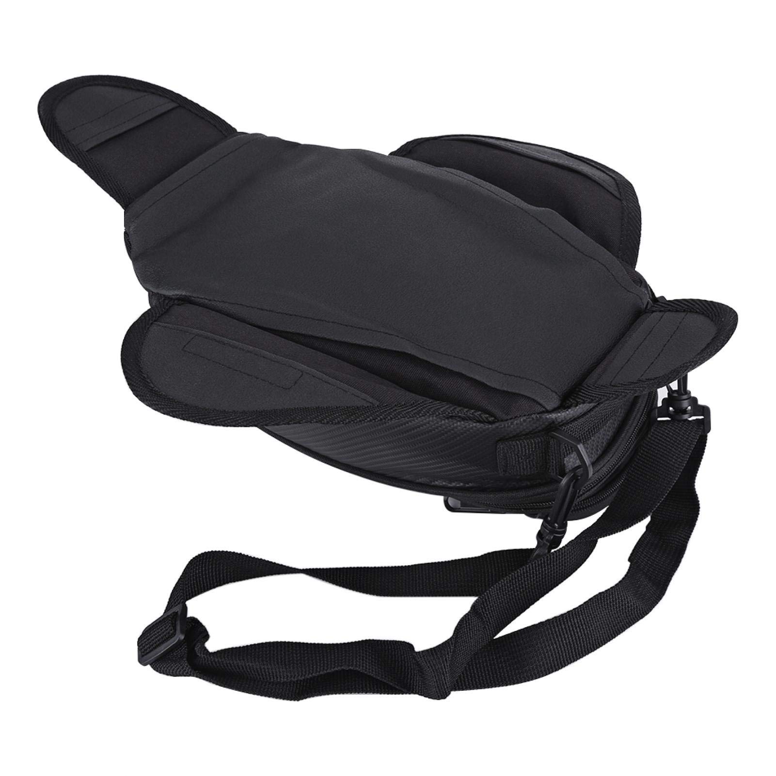 KIMISS 35x18x10cm Universal Motorcycle Tank Bag - Waterproof, Strong Magnetic, Oil-Resistant Riding Accessory for Harley, Honda, Yamaha & More - Perfect for Commuting, Touring & Adventure Rides