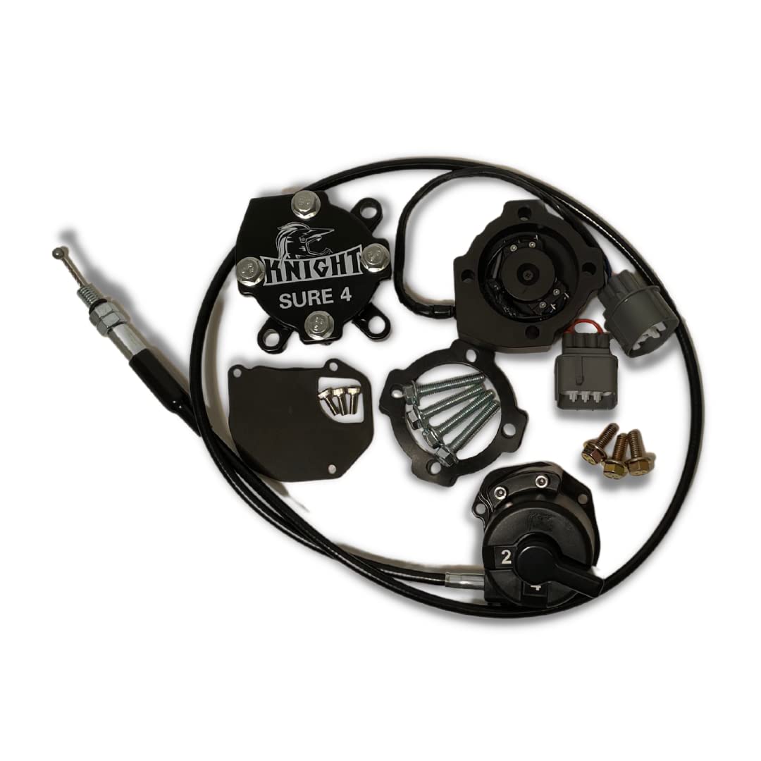 Manual Sure 4 Actuator Kit with Tank Lever & LED Display - Compatible with Honda Foreman & Rubicon ATVs - Perfect for Off-Roading & Utility Work