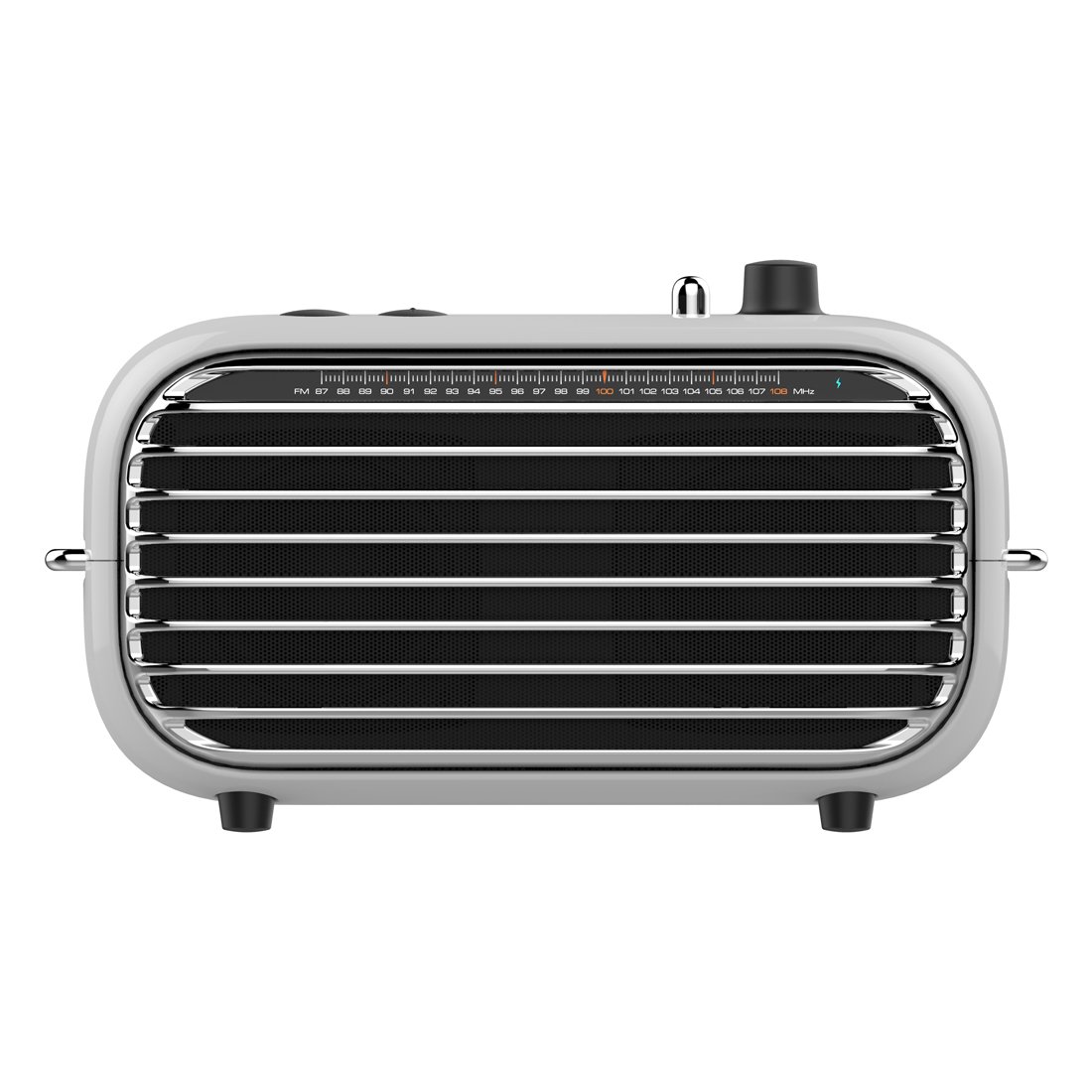 LoFree Poison Wireless Bluetooth Speaker - Portable Waterproof Speaker with Rich Bass, 20H Playtime, White - Perfect for Outdoor, Travel, Beach & Party