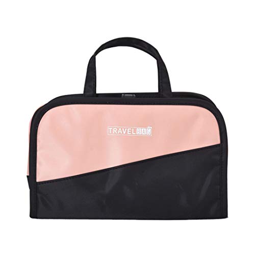 Waterproof Travel Makeup Bag for Women - Large Cosmetic Organizer with Handle for Vacation & Gym