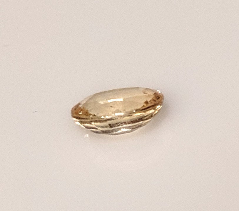 1.76ct Natural Medium Light Yellow Sapphire - 8x6mm Oval VS Loose Stone - September Birthstone for DIY Jewelry & Solitaire Rings - Perfect for Engagement Rings, Birthstone Jewelry & Gemstone Collections