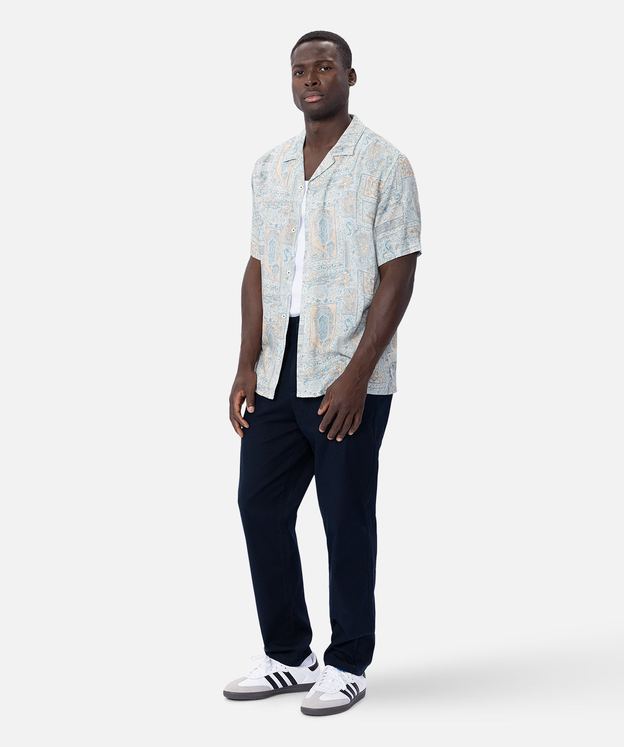 The Ryder Short Sleeve Shirt for Men - Breathable Cotton Casual Button Down Shirt - Perfect for Office, Summer Outfits & Travel Wear