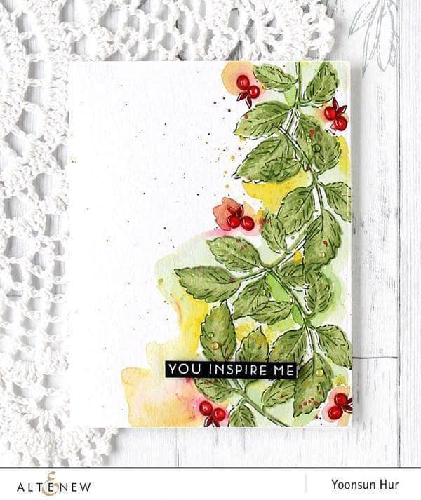 Beautiful Day Stamp Set - Floral Handmade Scrapbooking Stamps for DIY Cards, Invitations, Journals - Perfect for Wedding, Birthday, Baby Shower Crafts
