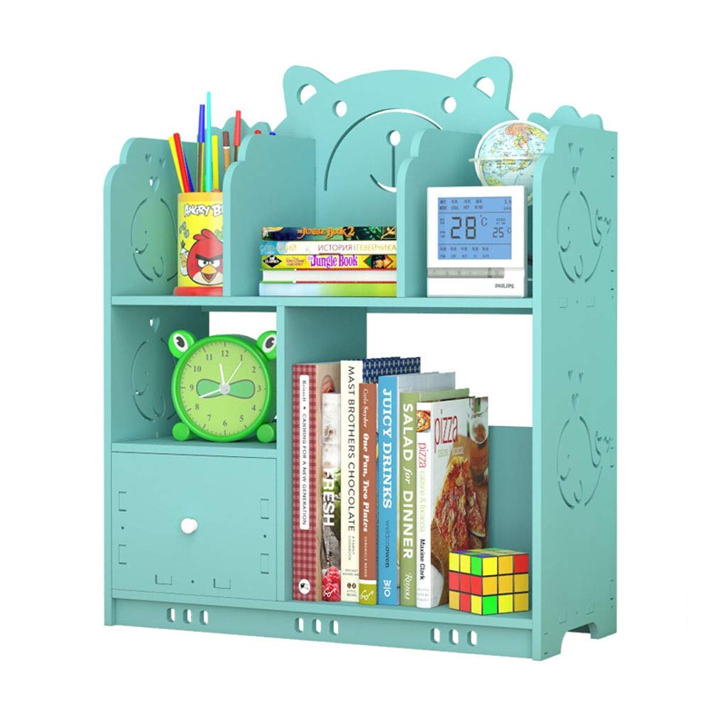 Creative Desktop Bookshelf - Space-Saving Storage Rack for Books, Office Supplies & Decor | Perfect for Home Office, Study Room & Dorm Organization | Compact Computer Desk Shelf for Students & Professionals