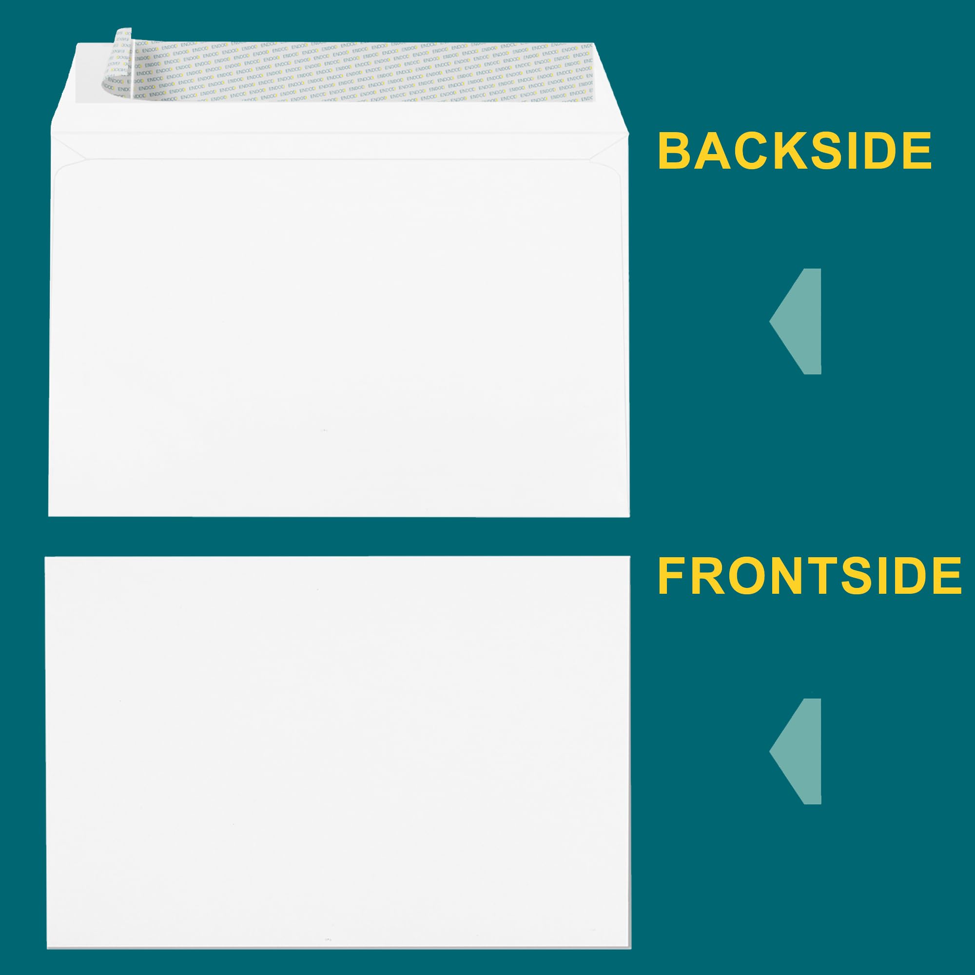 6x9 Booklet Envelopes 250 Pack - Self Seal Mailing Envelopes with Peel & Seal Closure - 28 lb White Letter Envelopes for Business, Office & Personal Use - Perfect for Mailing Documents, Invoices, Greeting Cards & Brochures