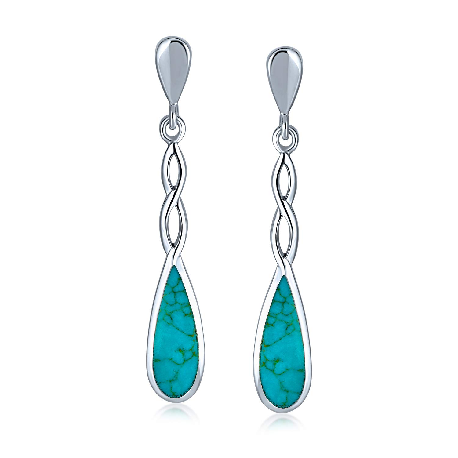 Celtic Love Knot Earrings - .925 Sterling Silver Dangle for Women & Teens | Western Jewelry Gift