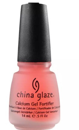 China Glaze Calcium Gel Fortifier - Nail Strengthener for Weak & Brittle Nails - Perfect for Salon & At-Home Manicures