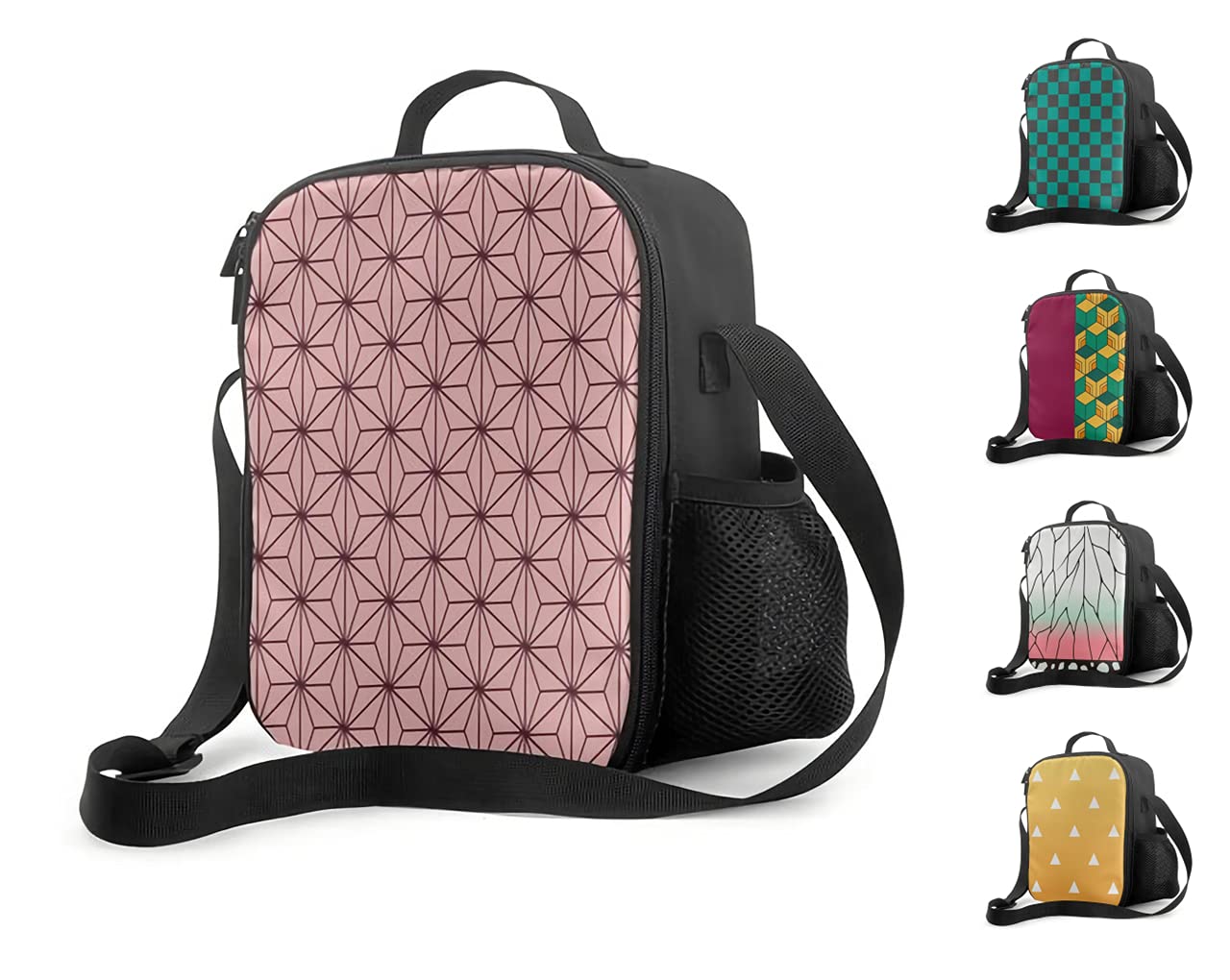 **Insulated Lunch Bag for Women & Men - Pink Cute Tote Shoulder Bag with Containers for Work, Picnic, School & Travel - Perfect Gift for Adults & Fans**