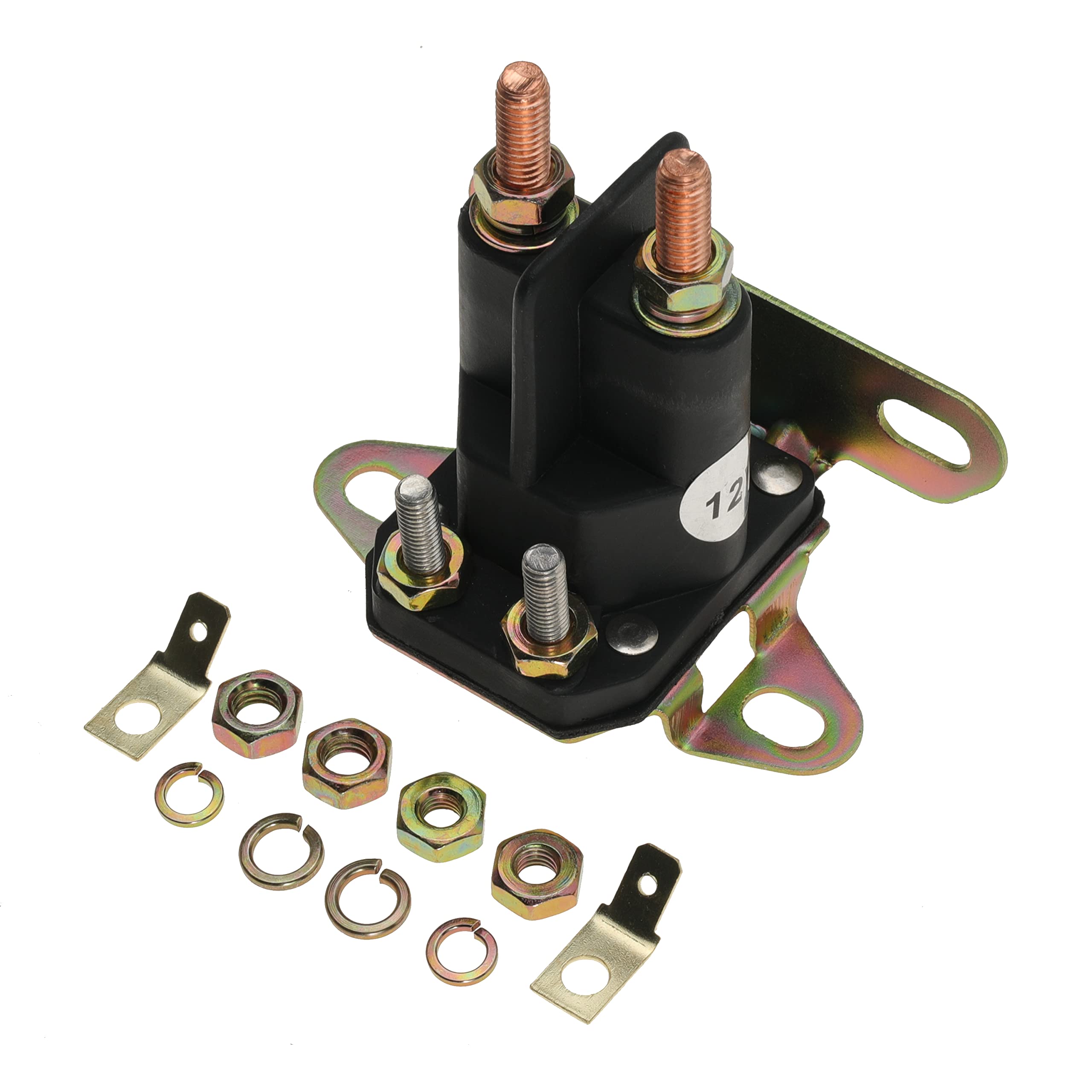 High-Quality Starter Solenoid Replacement 435-435 for ATV & Lawn Mowers - Compatible with Ariens, Cub Cadet, Exmark, Husqvarna, John Deere, MTD, Poulan, Snapper, Trombetta & Troy-Bilt - Perfect for Engine Repair & Maintenance