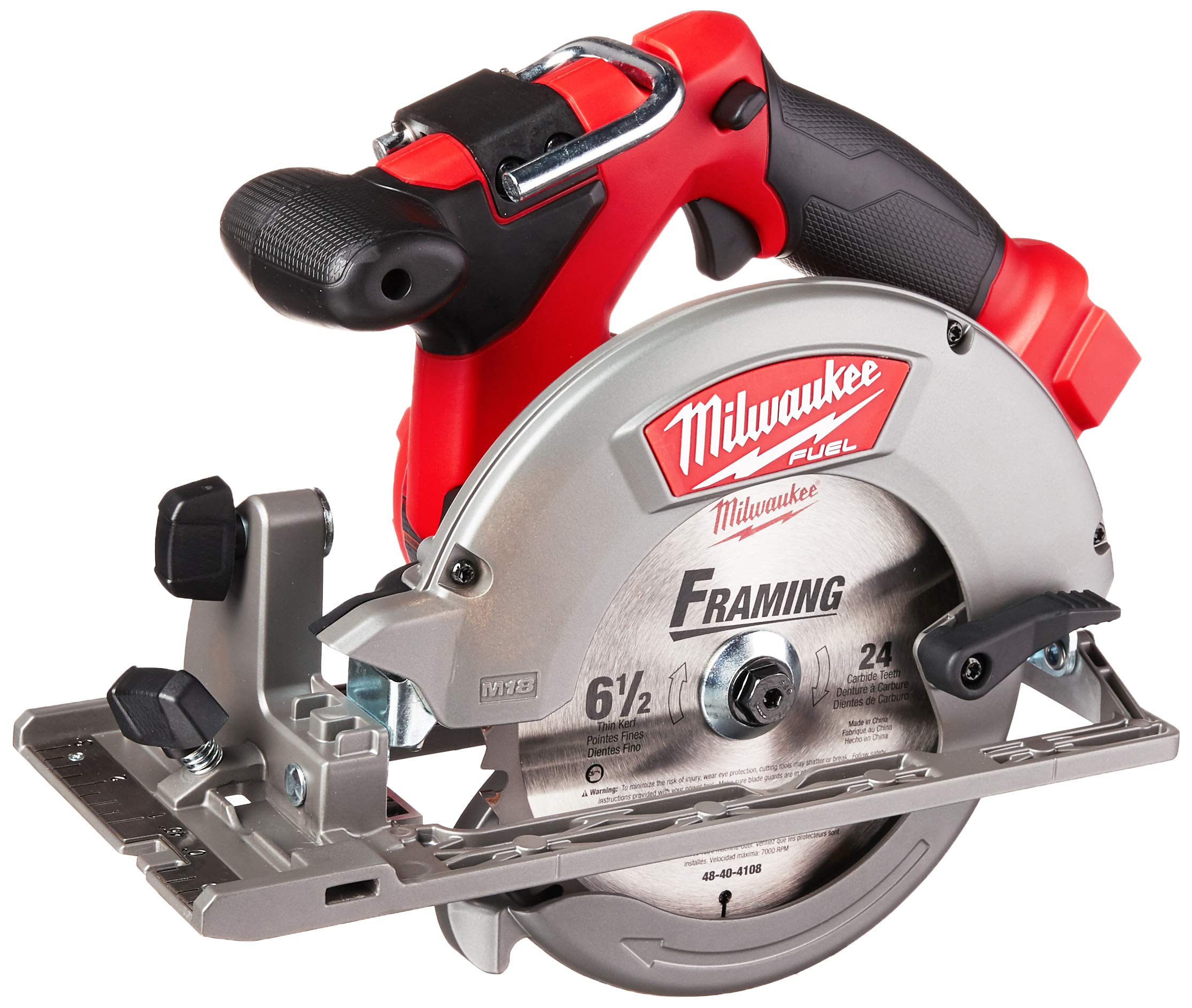 Milwaukee 2730-21 M18 FUEL 6-1/2 Inch Cordless Circular Saw with One Battery Kit - Perfect for Woodworking, Framing, and DIY Home Improvement Projects