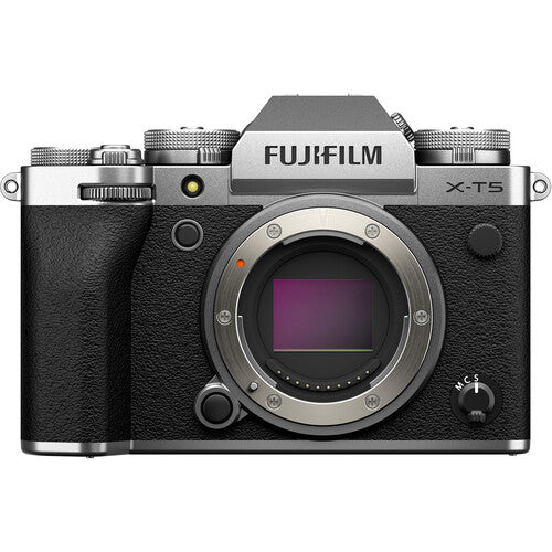 FUJIFILM X-T5 Mirrorless Digital Camera with 40MP Sensor - Silver | Professional Photography, Travel & Vlogging Gear