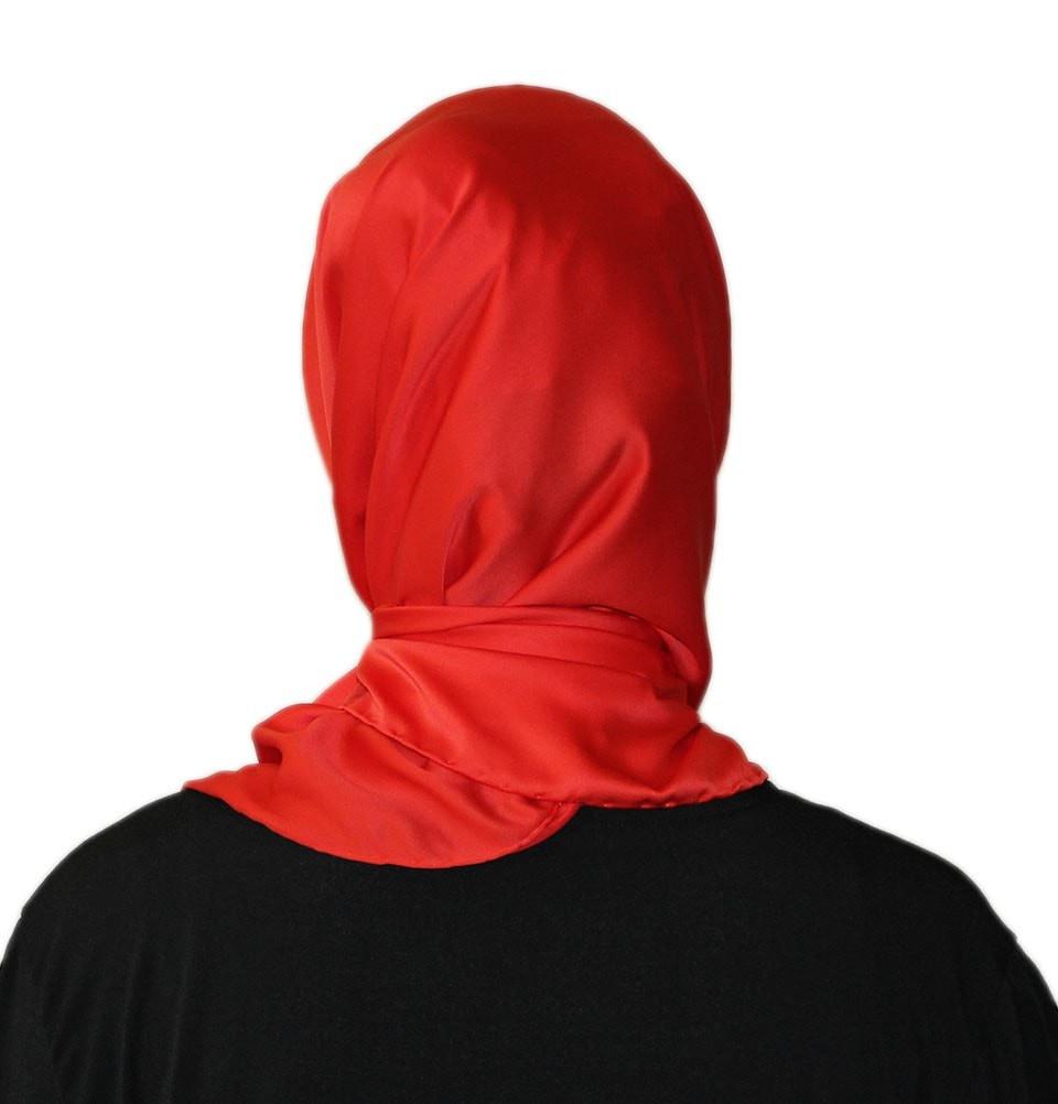 Aker Satin Square Hijab Scarf 6385 941 - Soft & Breathable Muslim Headscarf for Women, Perfect for Daily Wear, Prayer, and Special Occasions