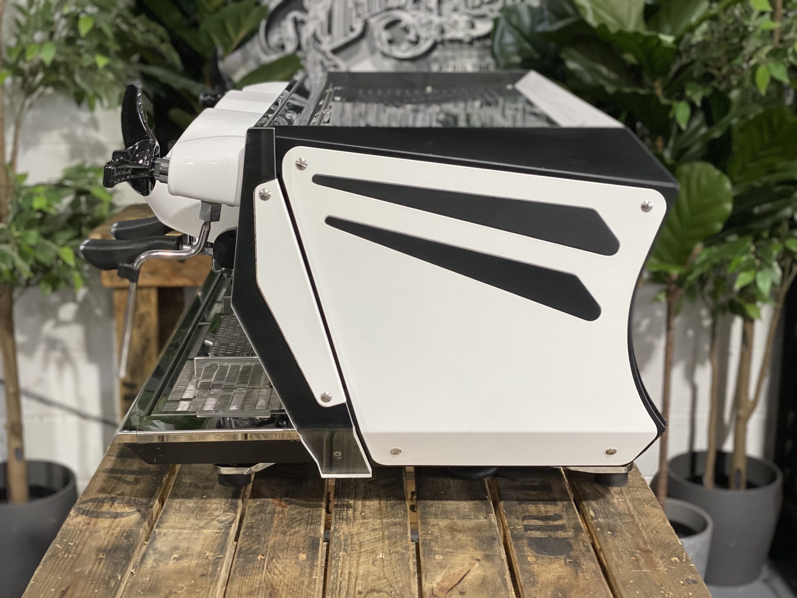 BFC Aviator 2 Group Commercial Espresso Machine in Custom White - Perfect for Coffee Shops, Restaurants & Home Baristas