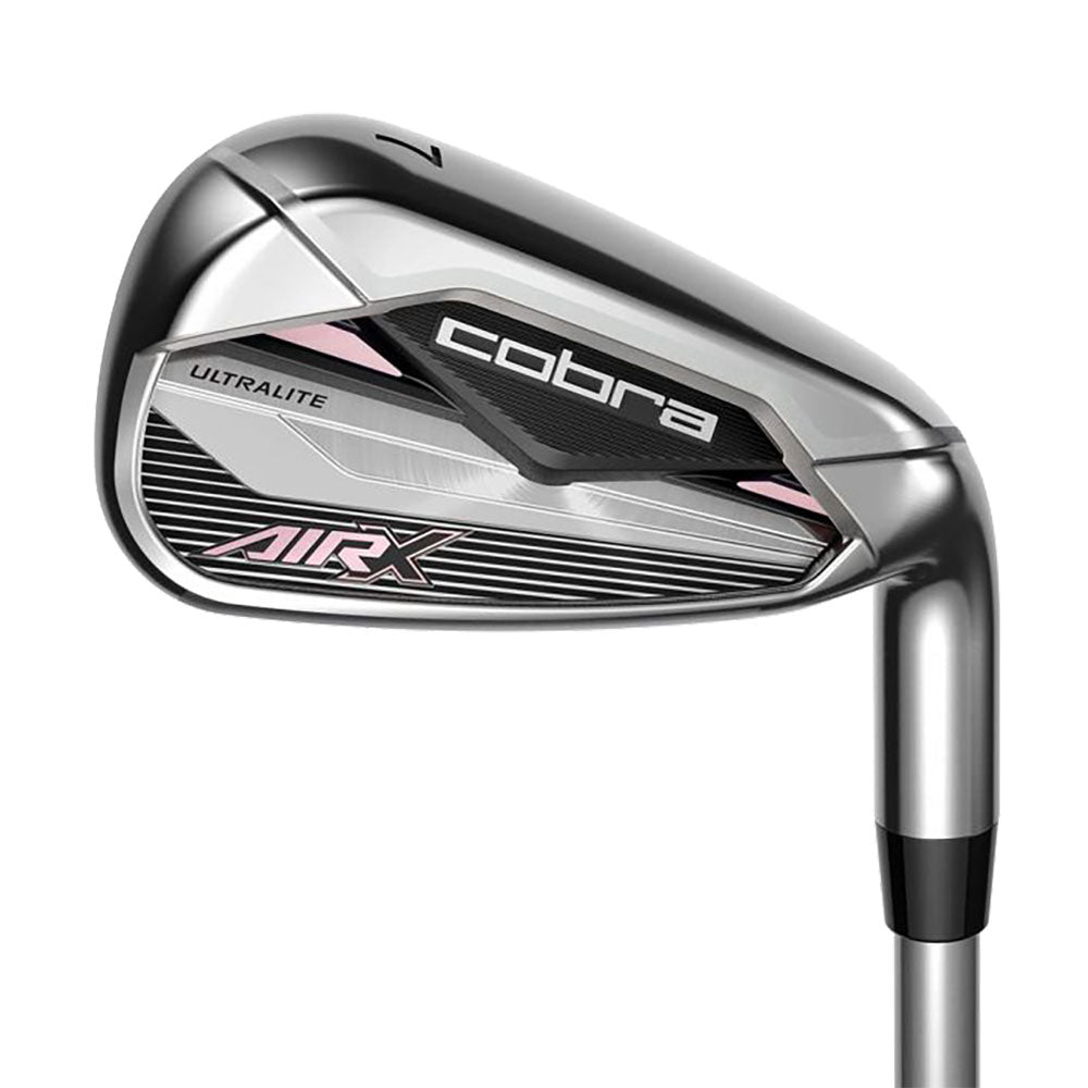 Cobra Air X Black Pink Women's Golf Iron Set - Premium Ladies Golf Clubs for Improved Accuracy & Distance | Perfect for Beginners & Intermediate Players on the Course