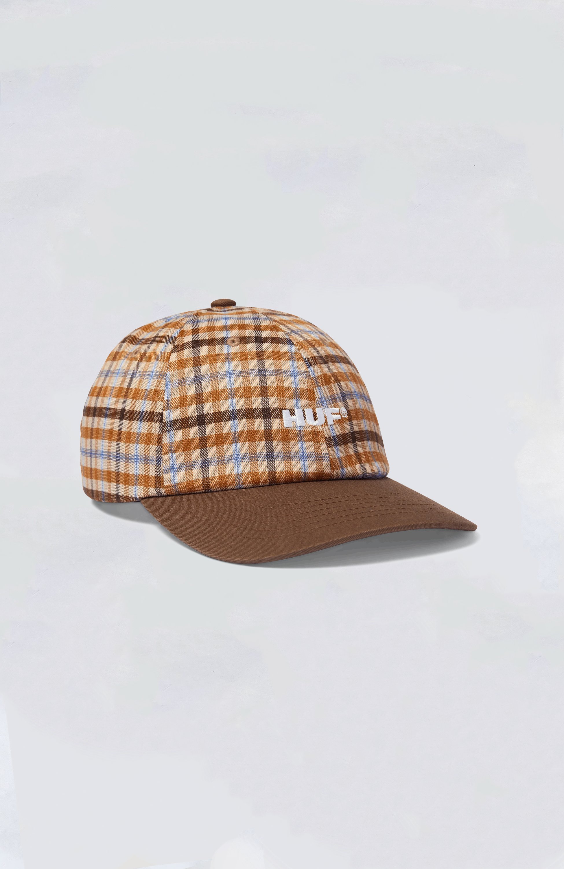 HUF Shadow Plaid 6 Panel CV Hat - Stylish Snapback Cap for Men & Women - Perfect for Streetwear, Skateboarding & Outdoor Activities