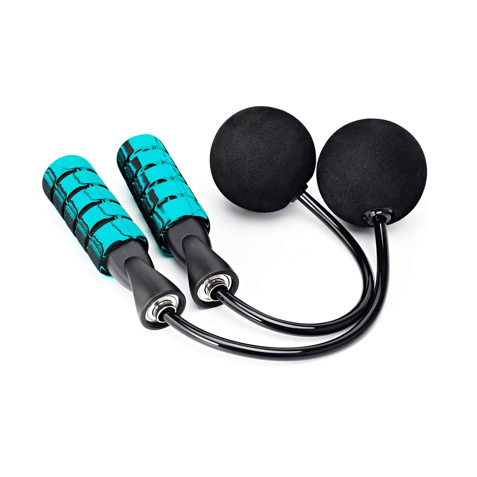 BEDDYB Weighted Cordless Jump Rope - Adjustable Speed Ropeless Skipping Rope for Fitness Training | Tangle-Free Workout Equipment for Men, Women & Kids | Perfect for Home Gym, Cardio & CrossFit Exercises