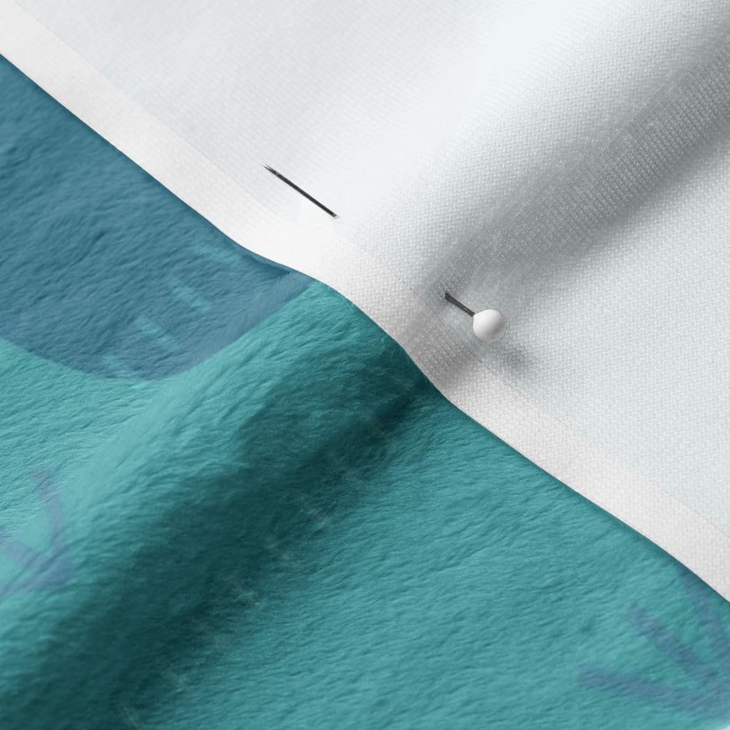Premium Spoonflower Fabric - Nature & Outdoors Printed Soft Minky Fabric Fat Quarter for Sewing, Baby Blankets, Quilt Backing - Perfect for DIY Crafts, Nursery Decor & Cozy Plush Projects