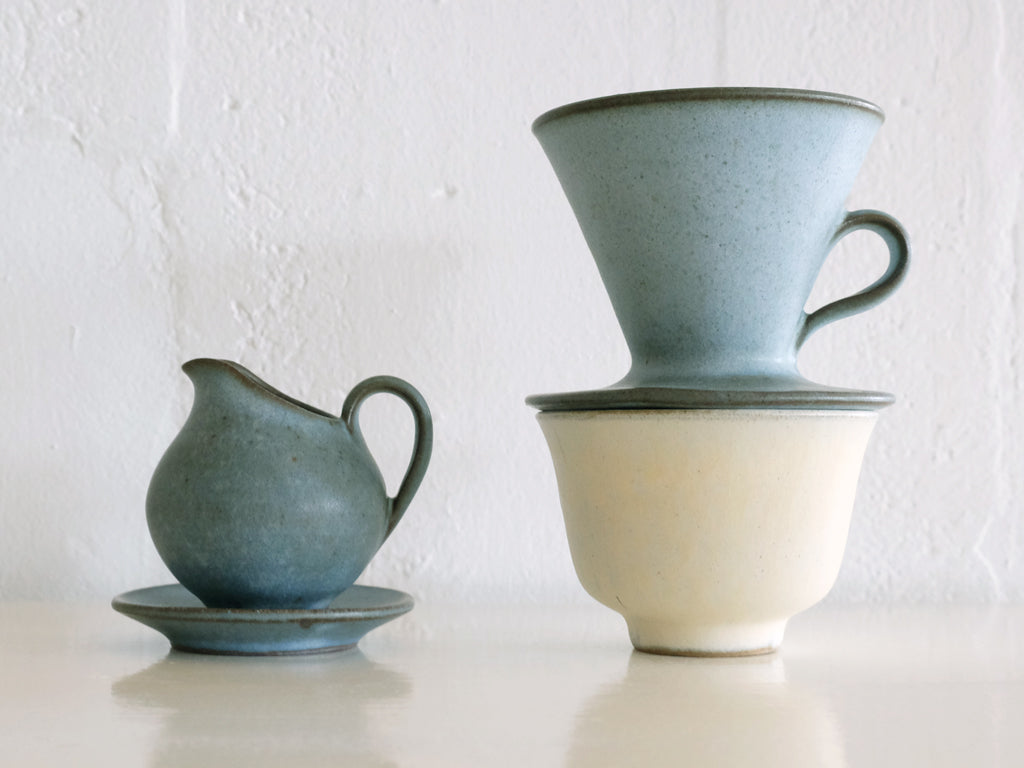 Premium Marumi Kujirai Milk Pitcher and Saucer Set - Elegant Japanese Ceramic Tea Accessories for Matcha, Coffee & Milk Frothing - Perfect for Tea Ceremonies, Home Decor & Gift Giving