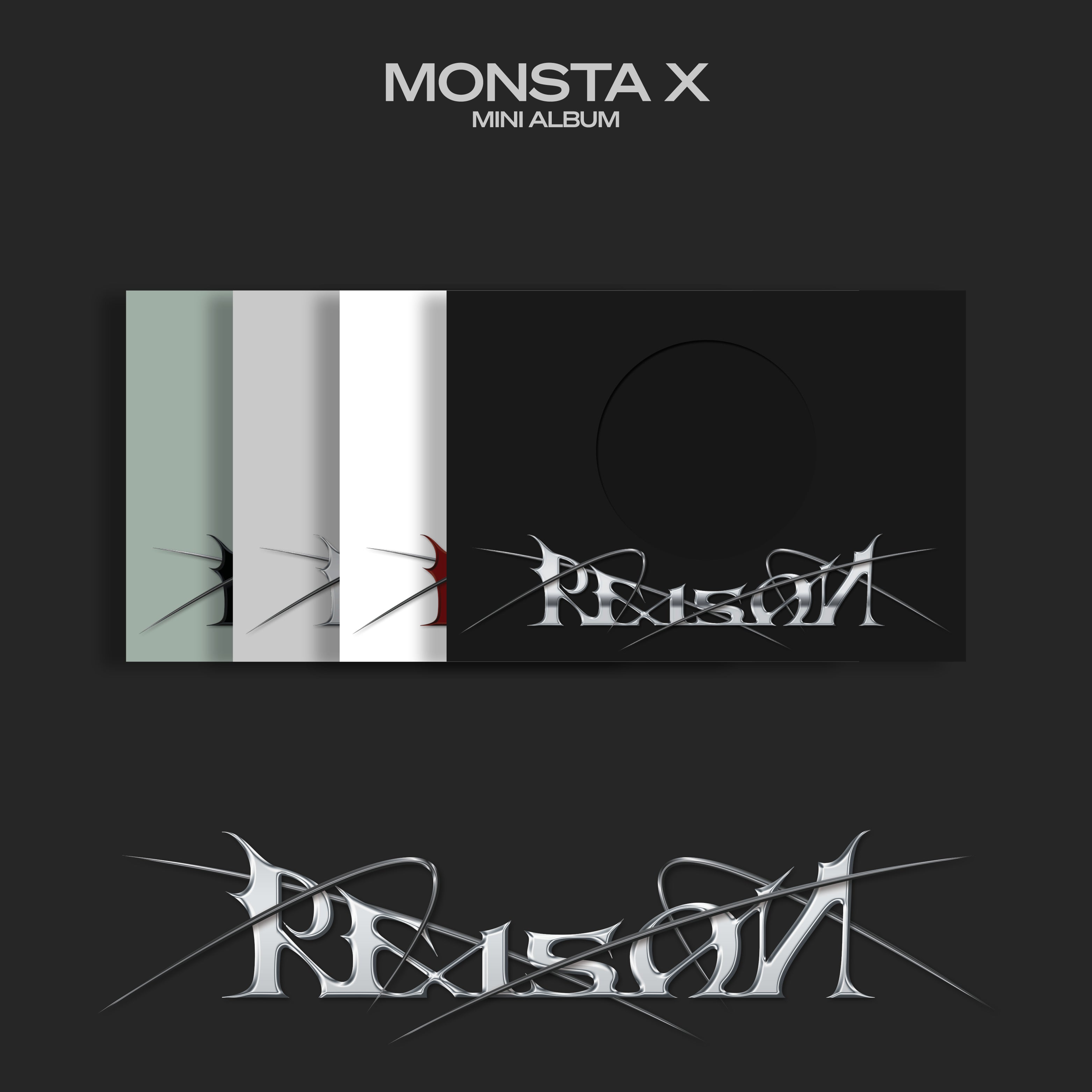MONSTA X 12th Mini Album 'REASON' - K-Pop CD with Photobook & Poster - Perfect for K-Pop Fans, Collectors and Gift Giving