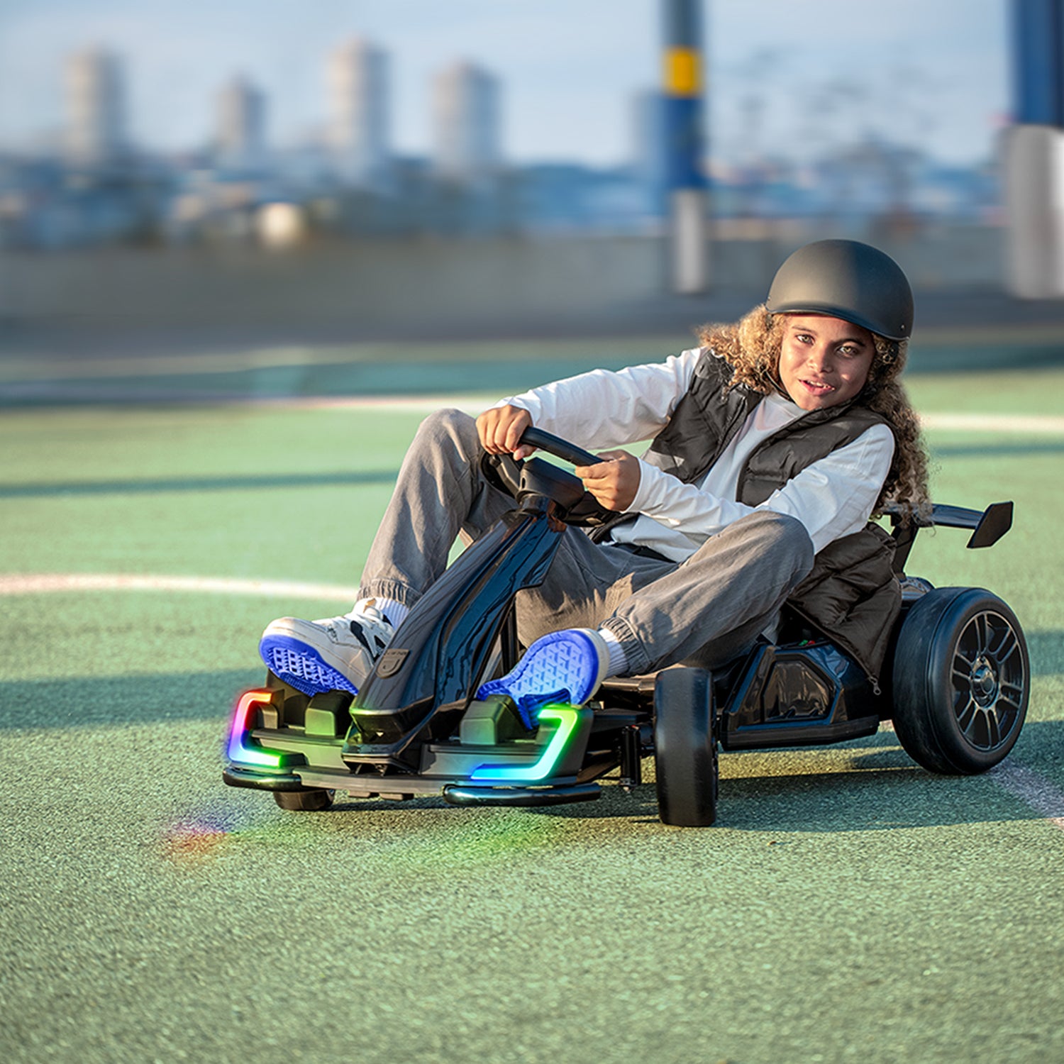 Volt X Electric Go Kart for Kids & Adults - High-Speed 36V Battery-Powered Ride-On Car - Perfect for Backyard Racing, Off-Road Adventures & Family Fun