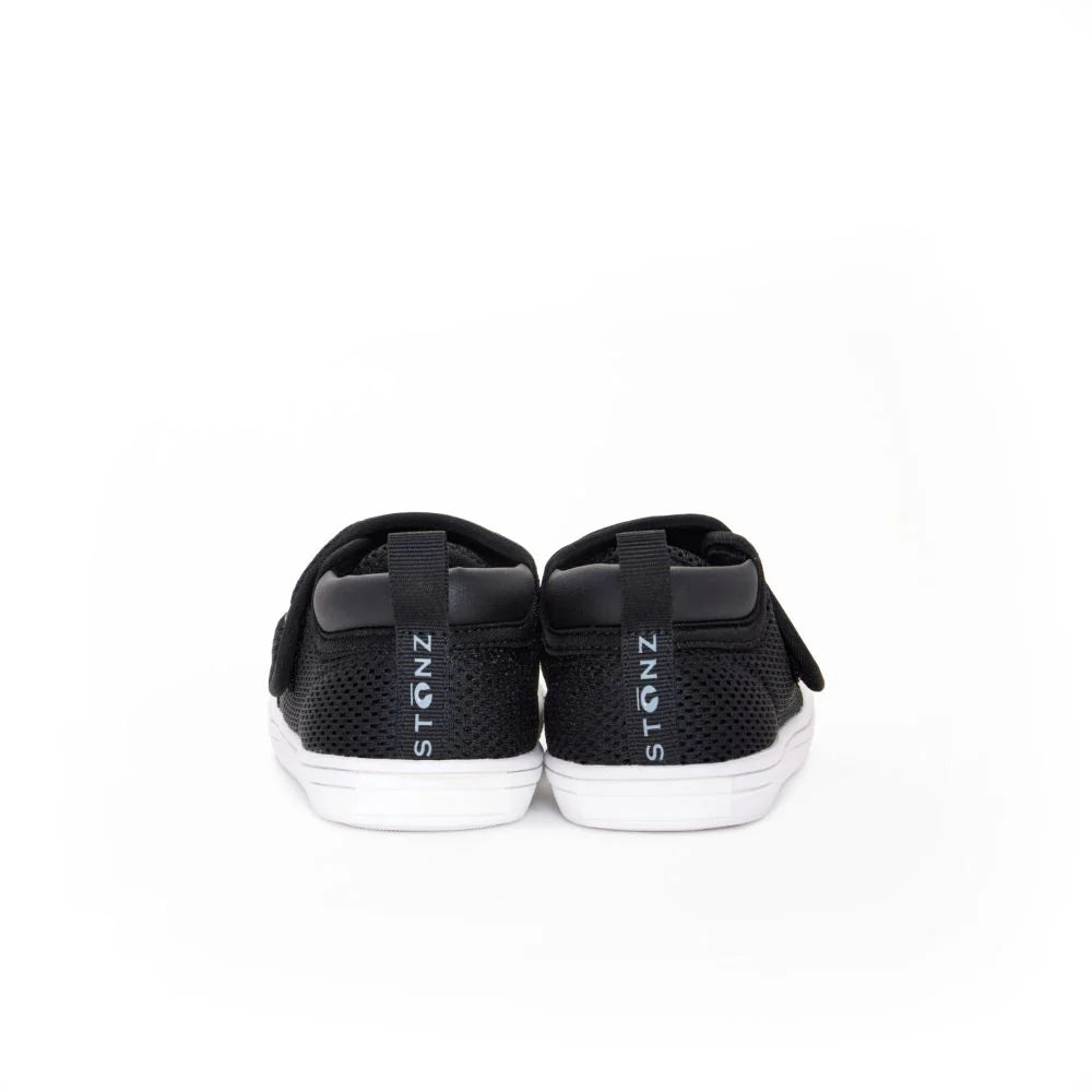 Stonz Black Tonal Cruiser Toddler Shoes - Waterproof & Lightweight Baby Walking Shoes for Boys & Girls - Perfect for Outdoor Play, Park Adventures & Everyday Wear