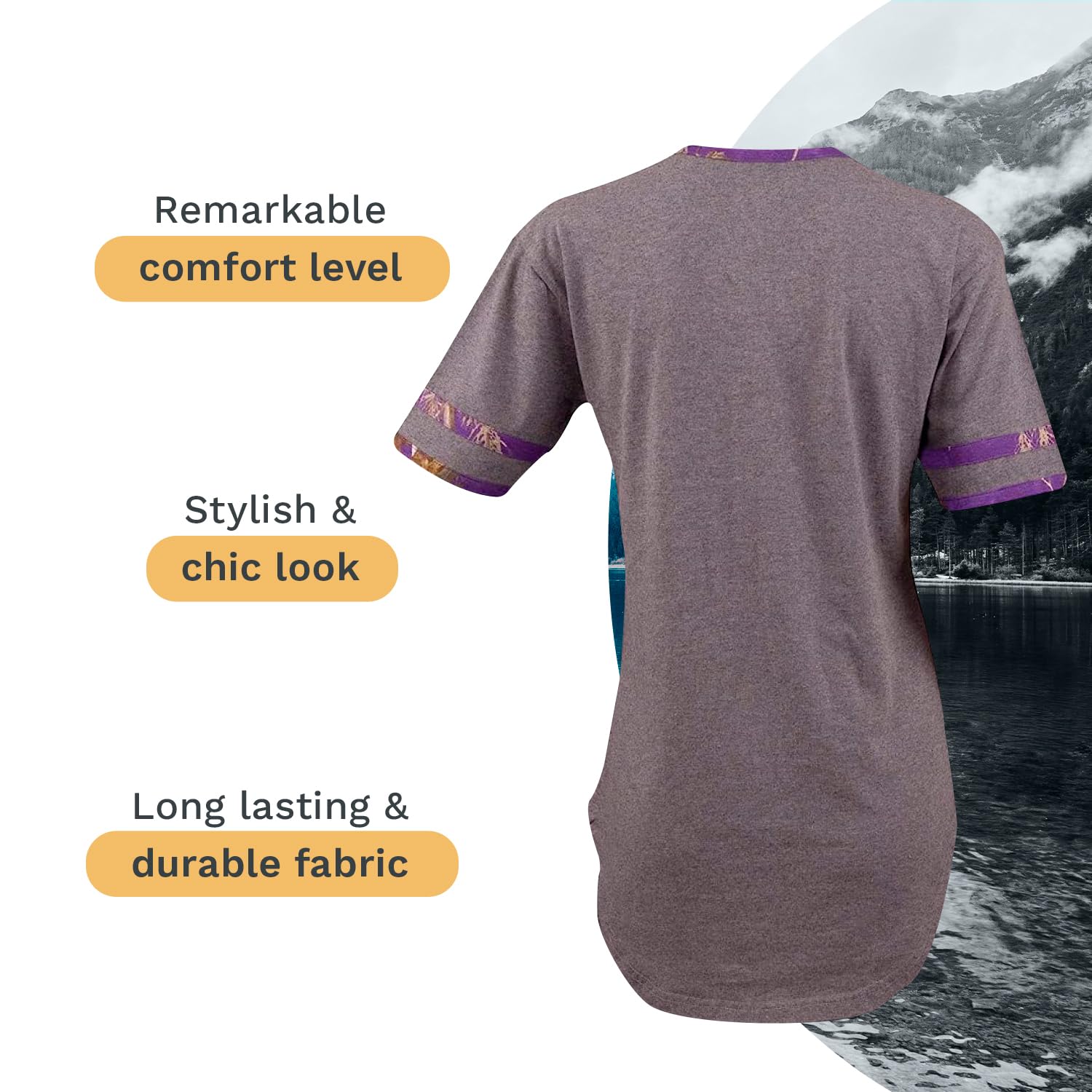 Comfortable Women's Sleep Shirts - Soft & Breathable Nightwear for Ladies - Premium Quality Sleepwear for Relaxation & Lounging at Home