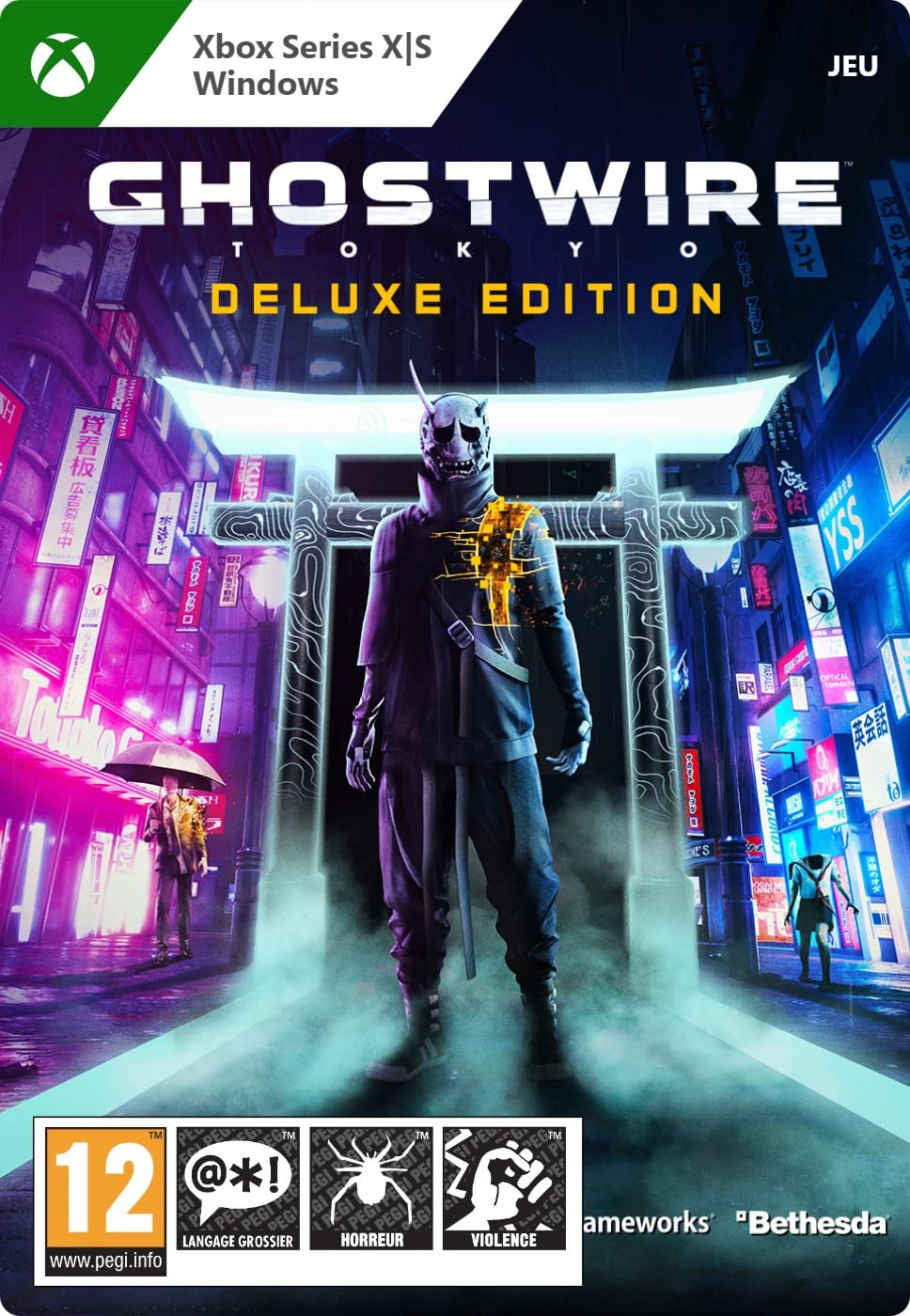 Ghostwire: Tokyo Deluxe Edition - Digital Download Code for Xbox & Windows 10 PC | Action-Adventure Game with Supernatural Storyline | Perfect for Horror & Mystery Game Fans