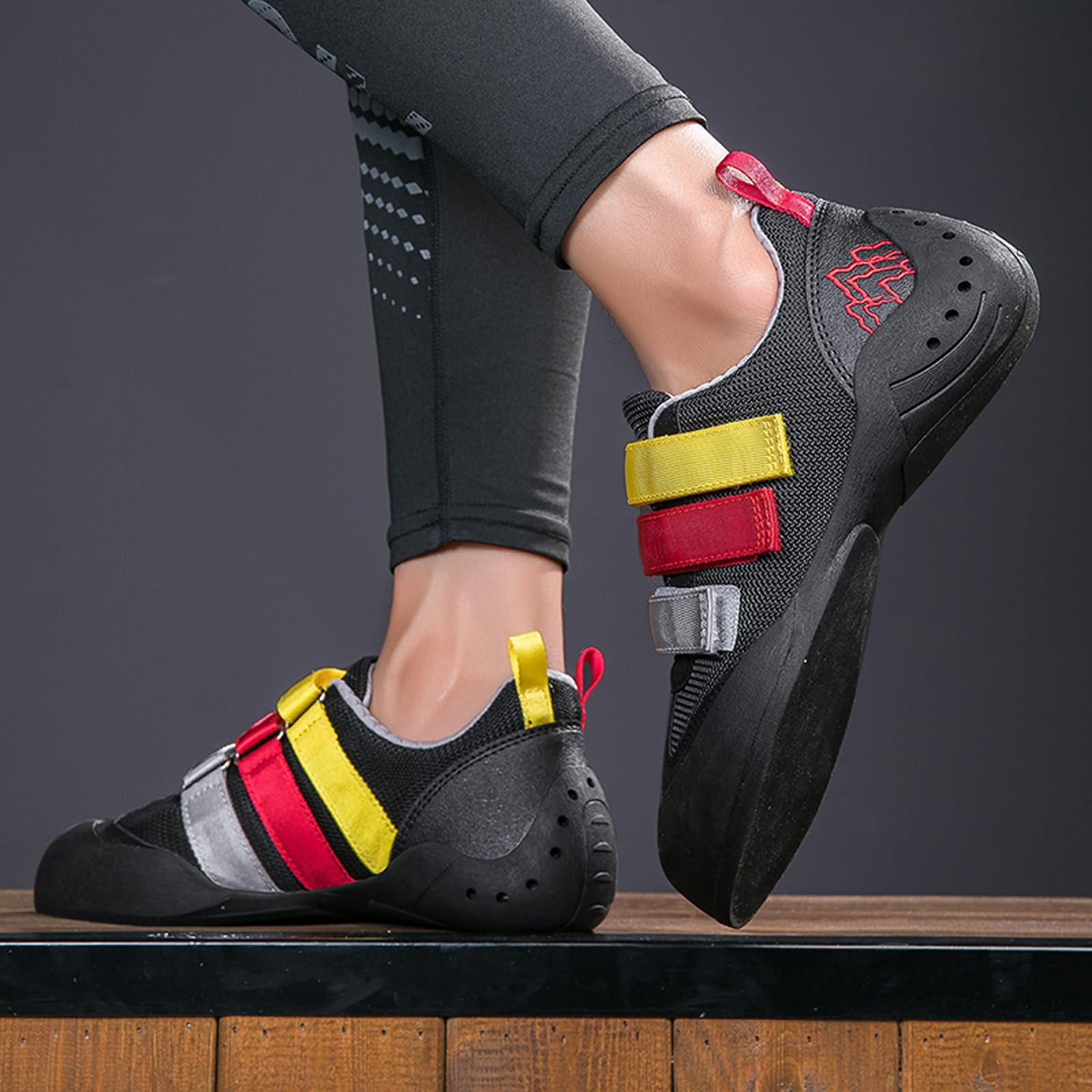 **Kids Rock Climbing Shoes for Boys & Girls - Lightweight Bouldering & Wrestling Shoes for Little & Big Kids - Perfect for Indoor Climbing Gyms & Outdoor Adventures**