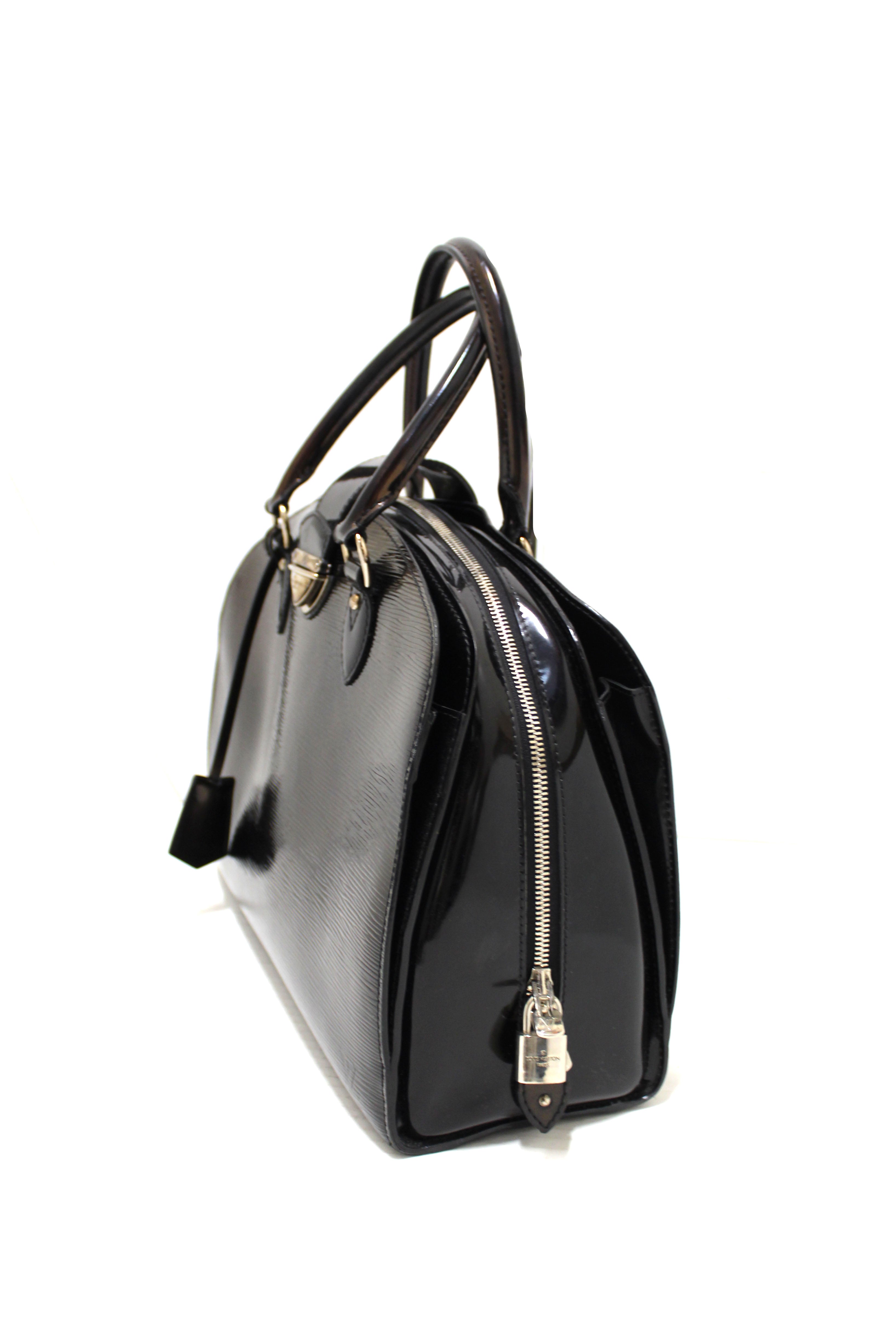 Authentic Louis Vuitton Black Epi Leather Pont Neuf GM Handbag for Women - Luxury Designer Tote Bag for Work, Travel & Everyday Use