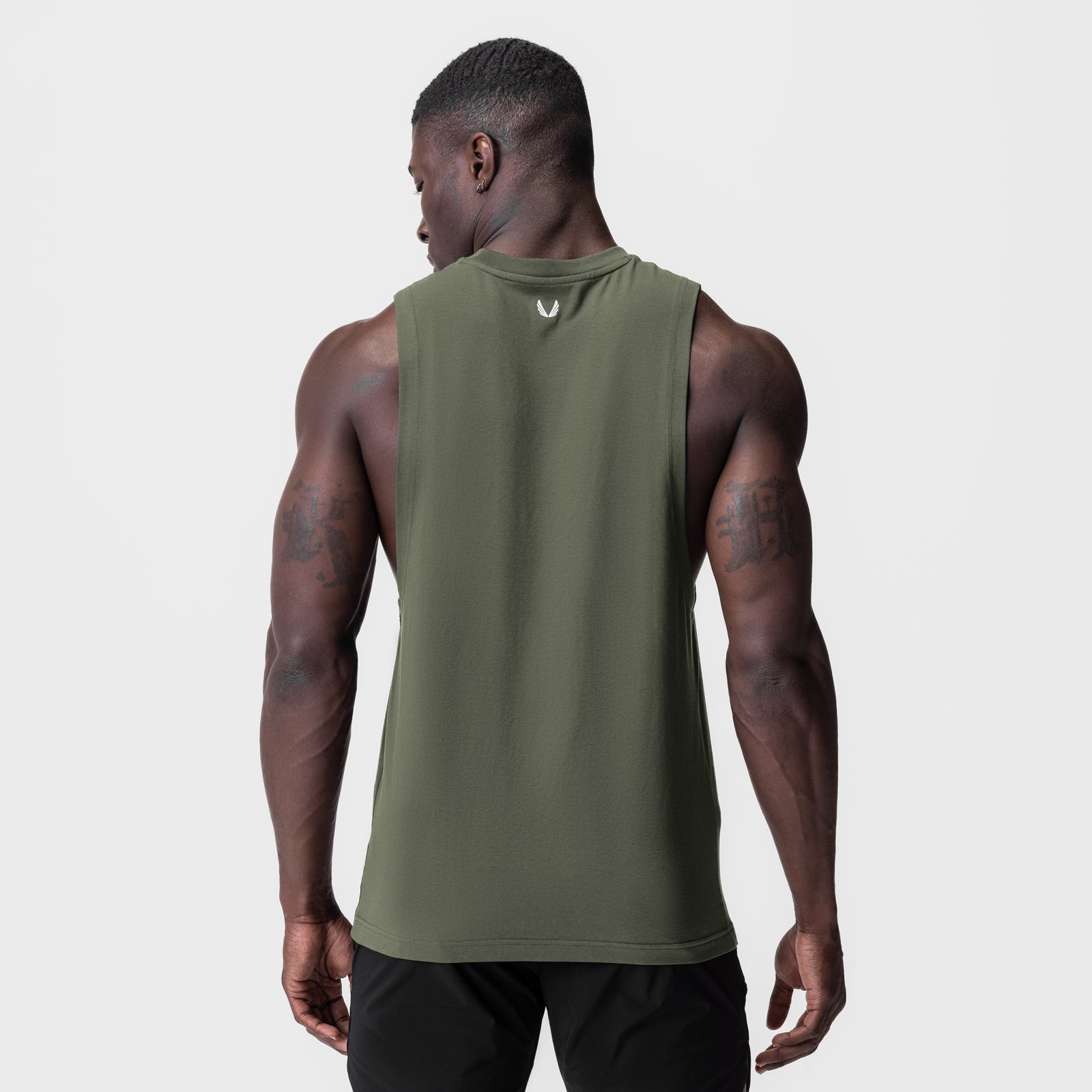 Premium Supima® Cotton Muscle Tank for Women - Olive Green | Soft & Breathable Workout Top for Yoga, Gym & Casual Wear