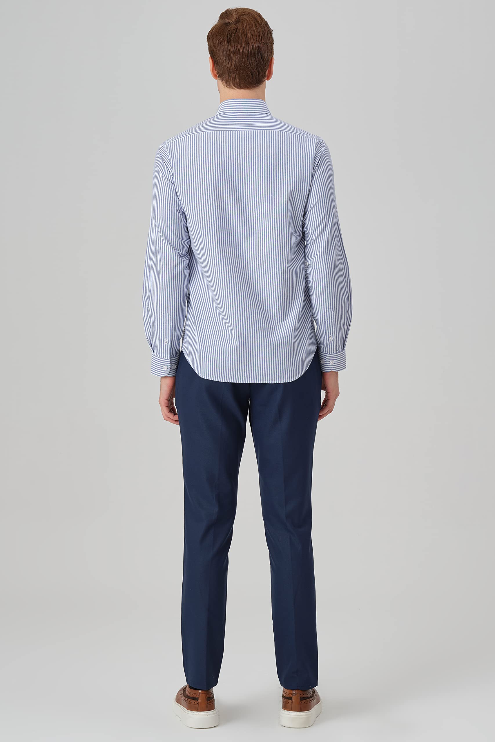 Jack Martin London Men's Casual Shirts | Long Sleeve Button Down Oxford Shirts for Men | Perfect for Office, Business, and Smart Casual Outfits