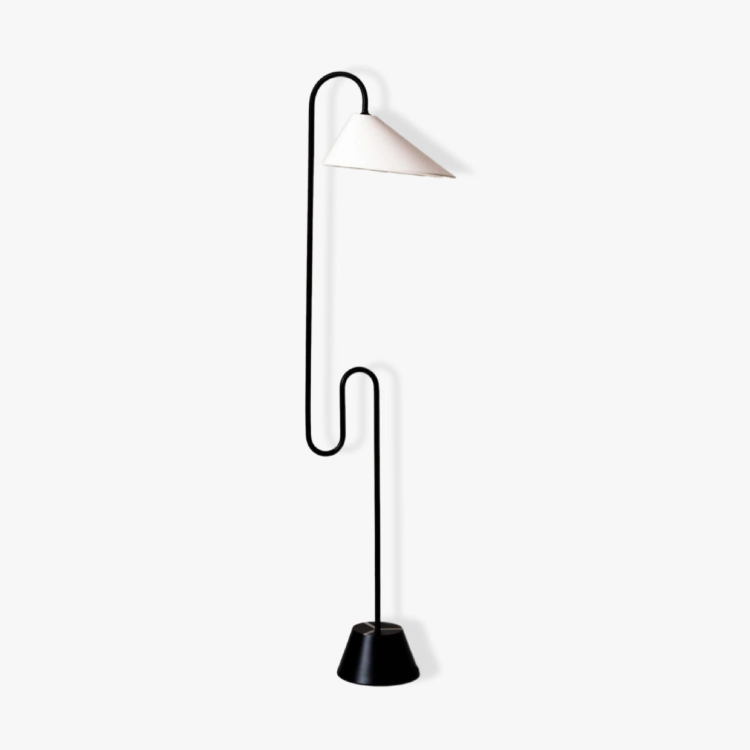 Unique Modern Floor Lamp for Living Room - Adjustable Brightness LED Standing Light for Bedroom, Office & Reading Corner | Stylish Home Decor Lighting