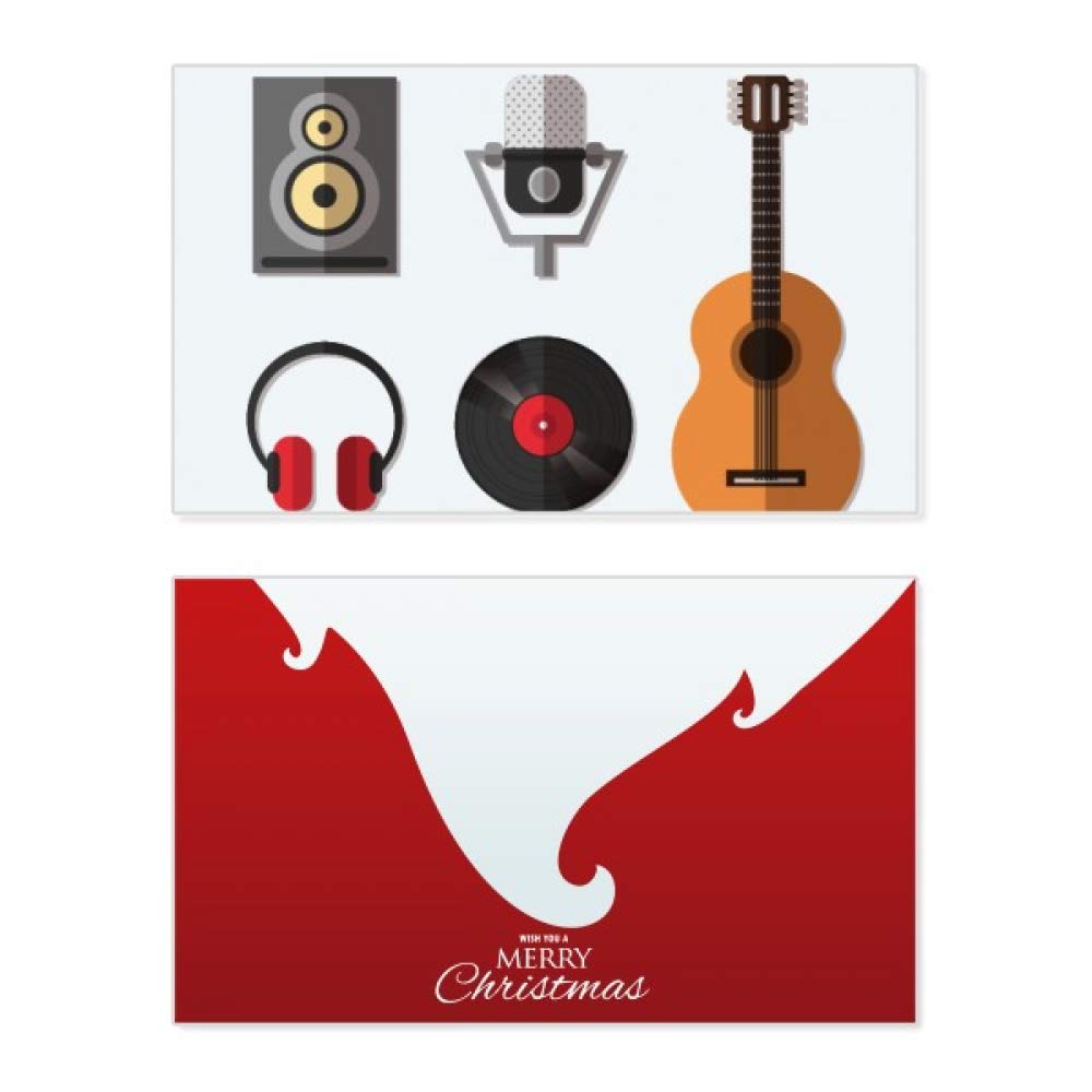 Professional Guitar Headset with CD Microphone - Perfect for Music Lovers, Holiday Gifts, Christmas Cards & Festive Greetings