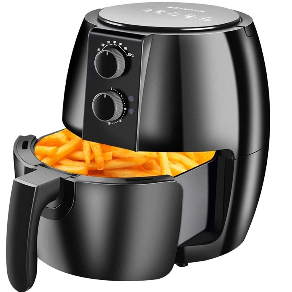 **Power Air Fryer 8QT Large Capacity - Multi-Function Oil-Free Electric Fryer Oven for Healthy Cooking, Black (3327cm) - Perfect for Family Meals, Snacks & Quick Healthy Meals**