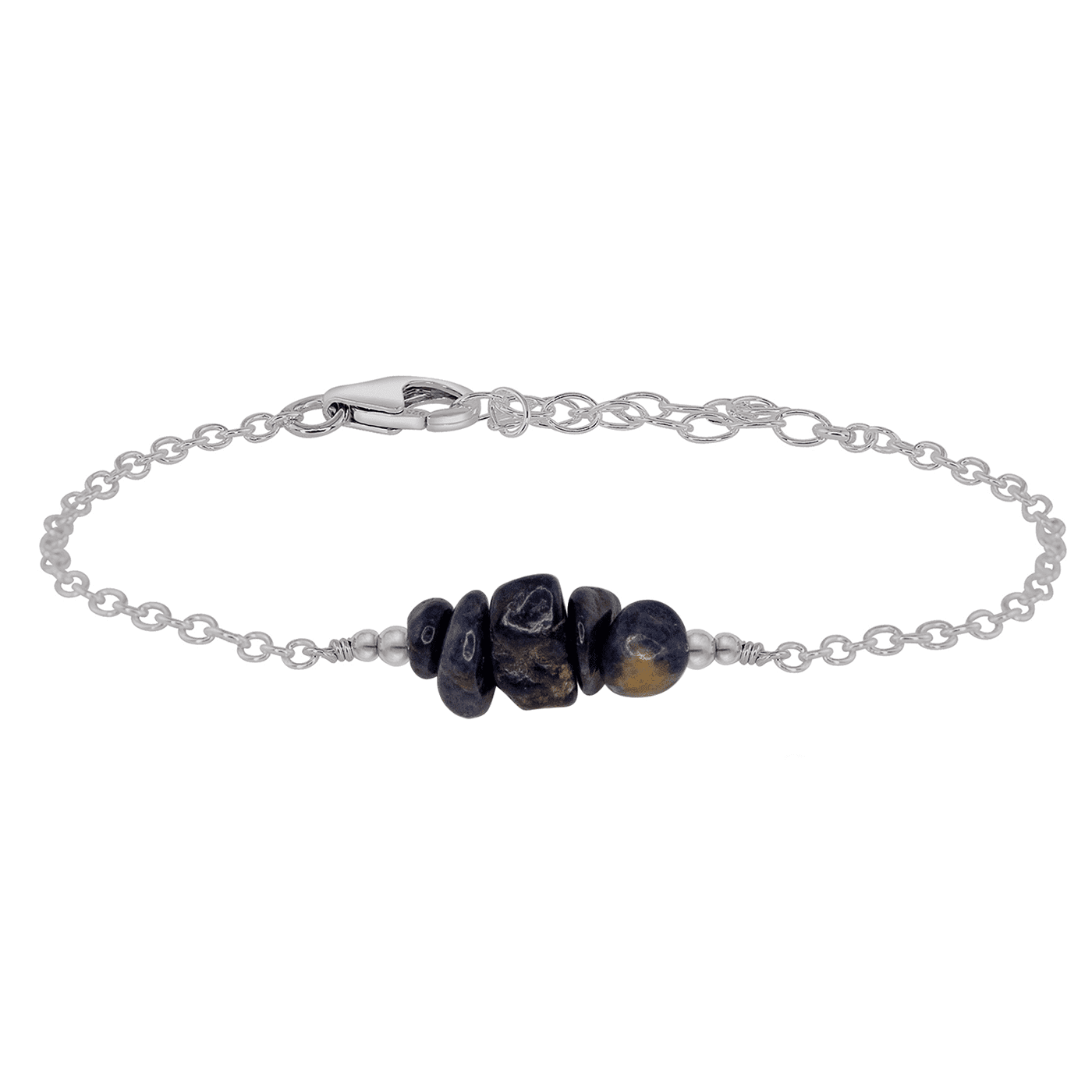 Stylish Sapphire Chip Bead Bar Bracelet for Women - Elegant Crystal Jewelry Gift for Birthday, Anniversary & Special Occasions