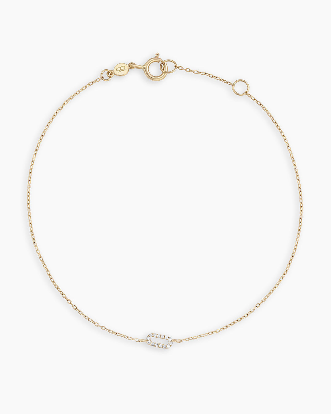 Diamond Pavé Alphabet Bracelet - Personalized Initial Letter Bracelet for Women, Sterling Silver or Gold Plated, Elegant Gift for Birthday, Anniversary, Valentine's Day | Perfect for Everyday Wear & Special Occasions