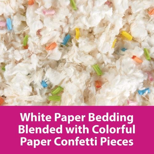Kaytee Clean & Cozy Confetti Small Animal Bedding - Soft, Absorbent & Odor Control for Hamsters, Guinea Pigs & Rabbits | Perfect for Cages & Nesting Areas