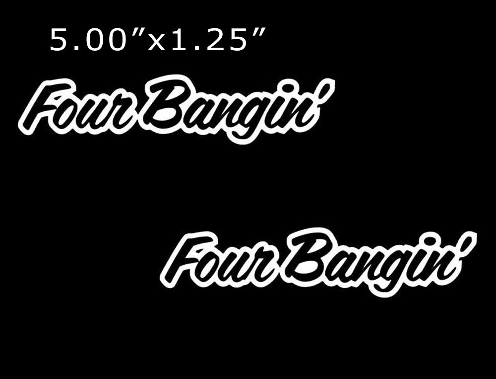 2-Pack JDM Cool Car Decal Stickers - Bumper, Windshield & Spoiler Die-Cut Vinyl Stickers for JDM Car Enthusiasts - Perfect for Customizing Import Cars, Drift Cars & Tuner Vehicles