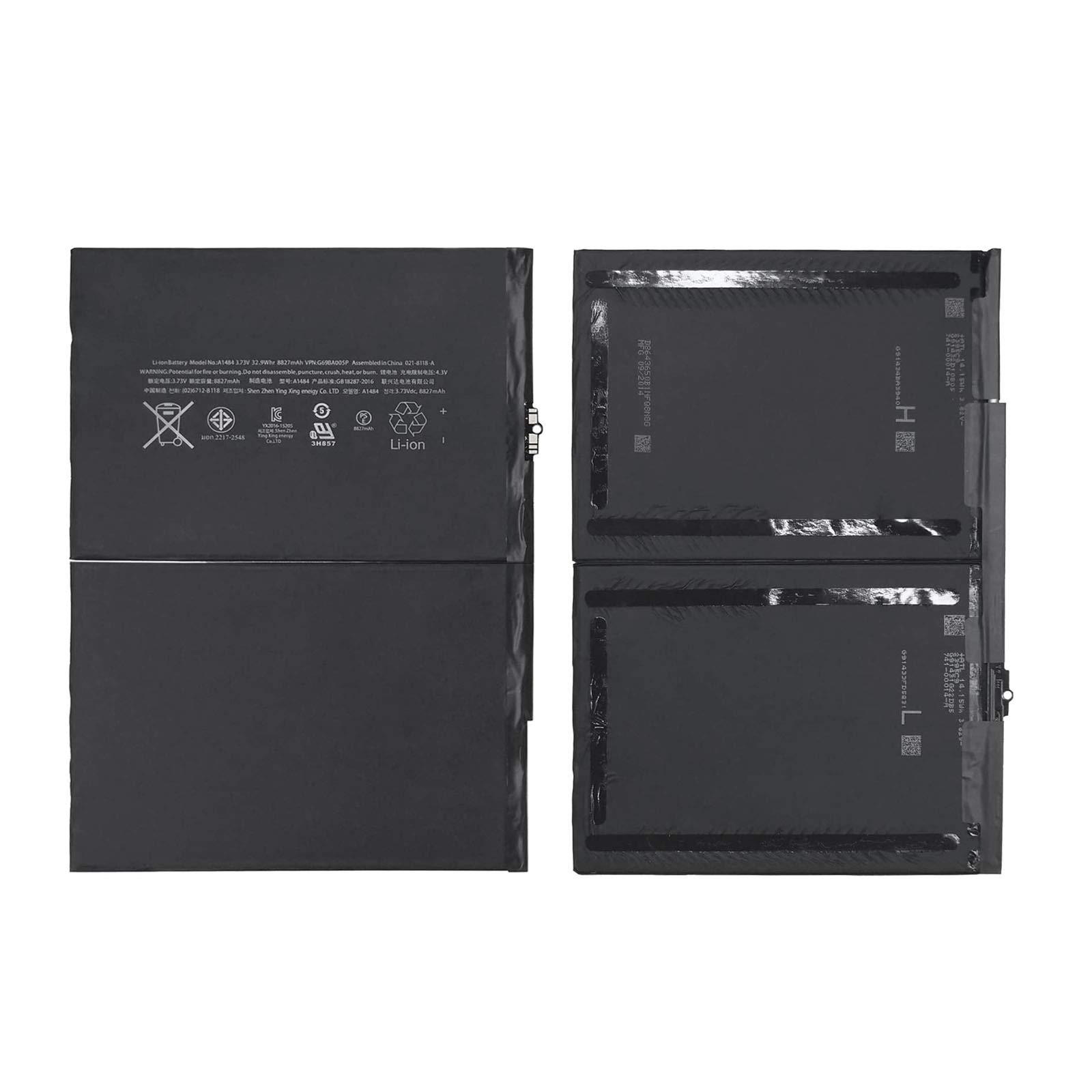 Original A1484 iPad 5 & iPad Air Battery Replacement - Compatible with A1474/A1475 iPad Mini & Air Models MD785LL/A MF532LL/A (6712-6700) - Perfect for Home, Office & Travel Use